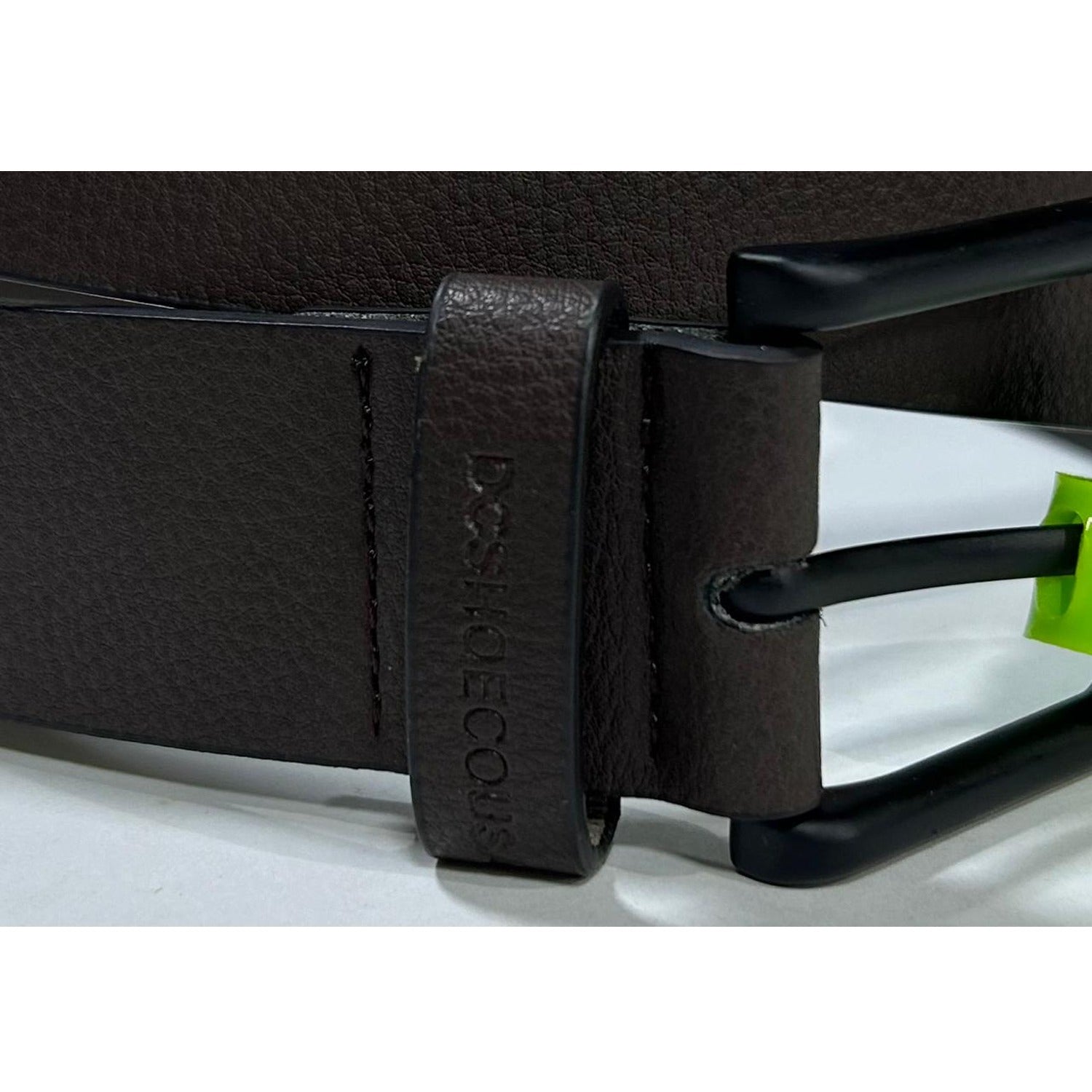 Correa DC marron forrada en cuero talla 34