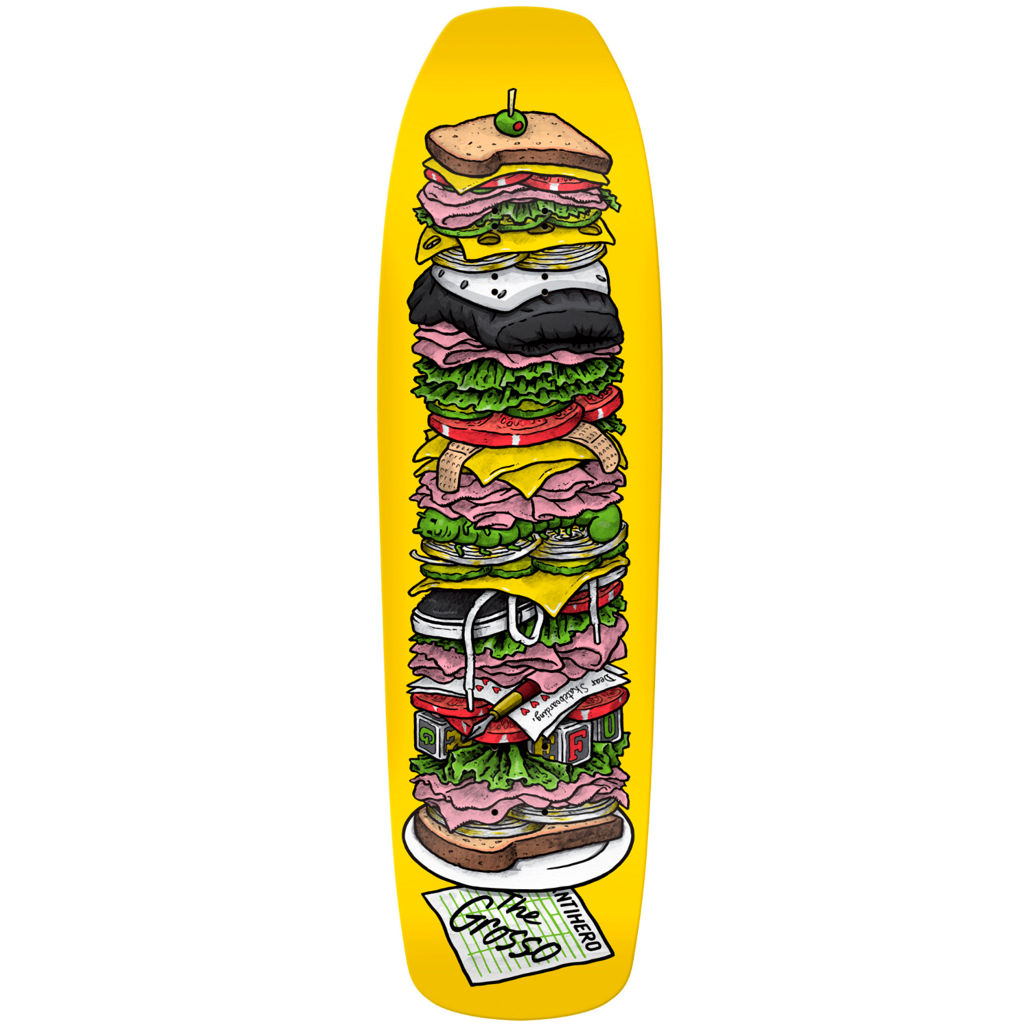 Tabla Antihero Grosso Dag Recolor 9.25''