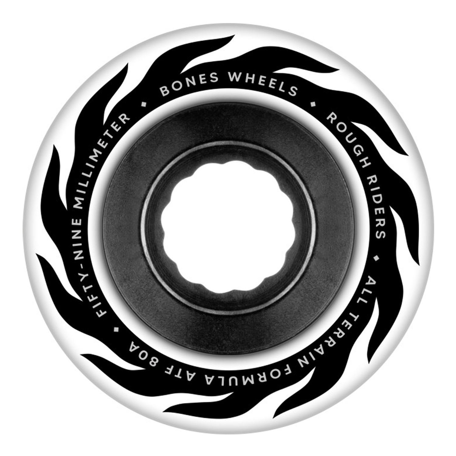 Llantas Bones - ATF Rough Rider eternal flame 59mm 80a 4pk white