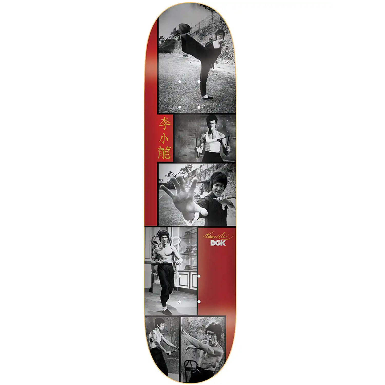 Tabla DGK Bruce Lee Legend red foil 8.38