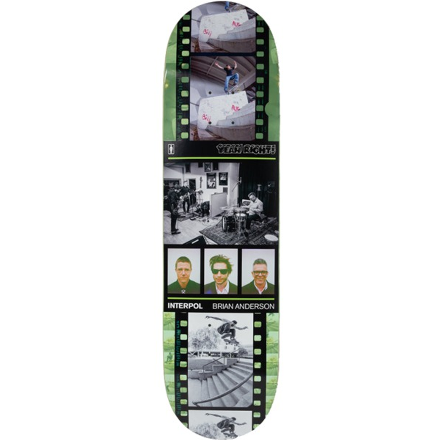 Tabla Girl YEAH RIGHT Interpol x Atiba 8" y 8.5"