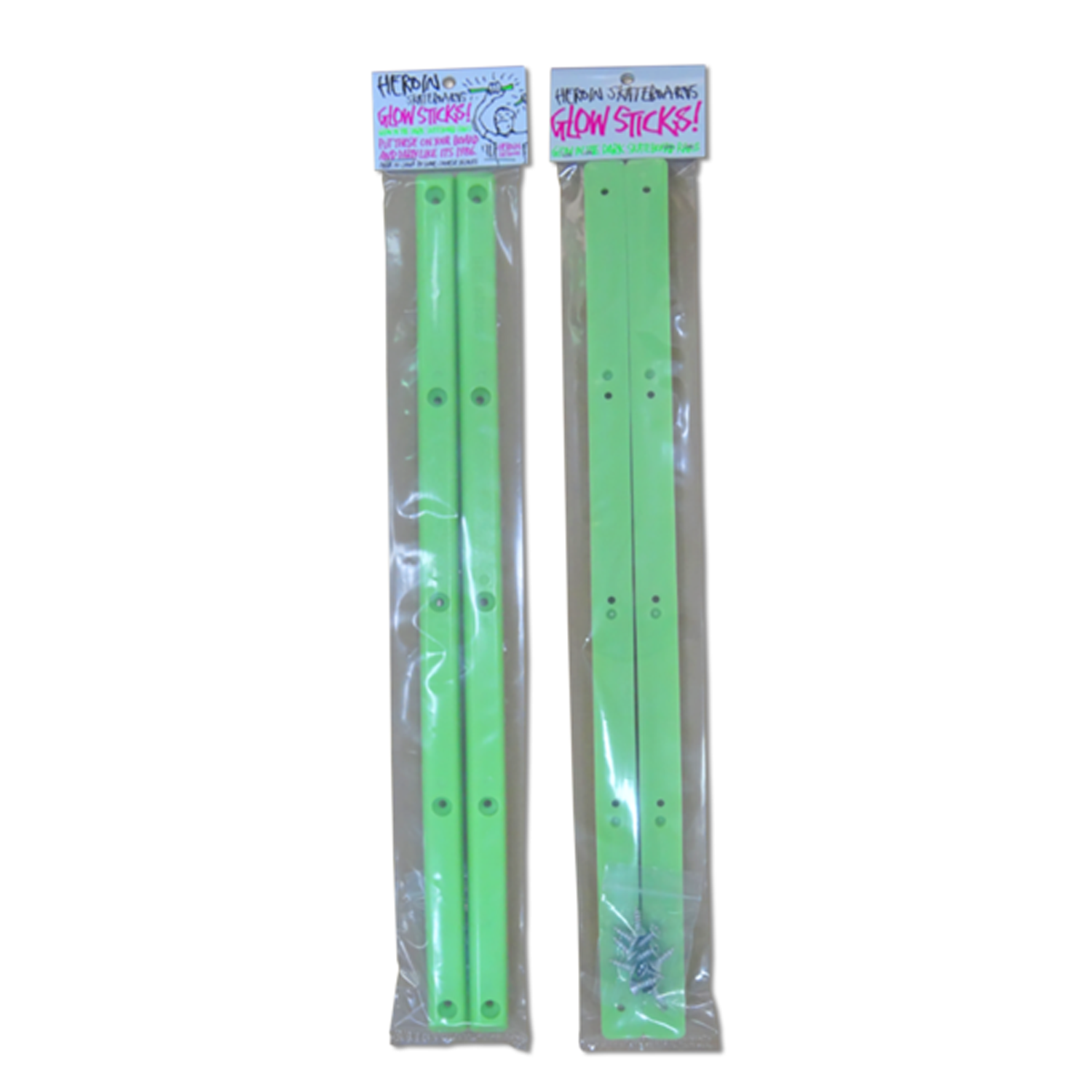 Heroin Glow sticks rieles