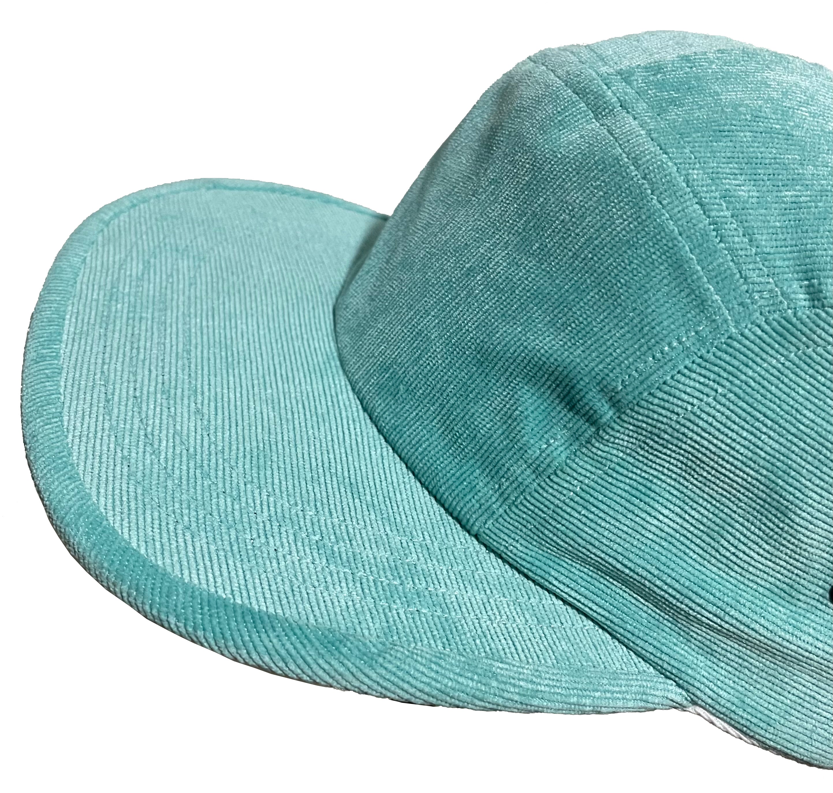 Gorra FLVFF - 5 Panel corduroy turq