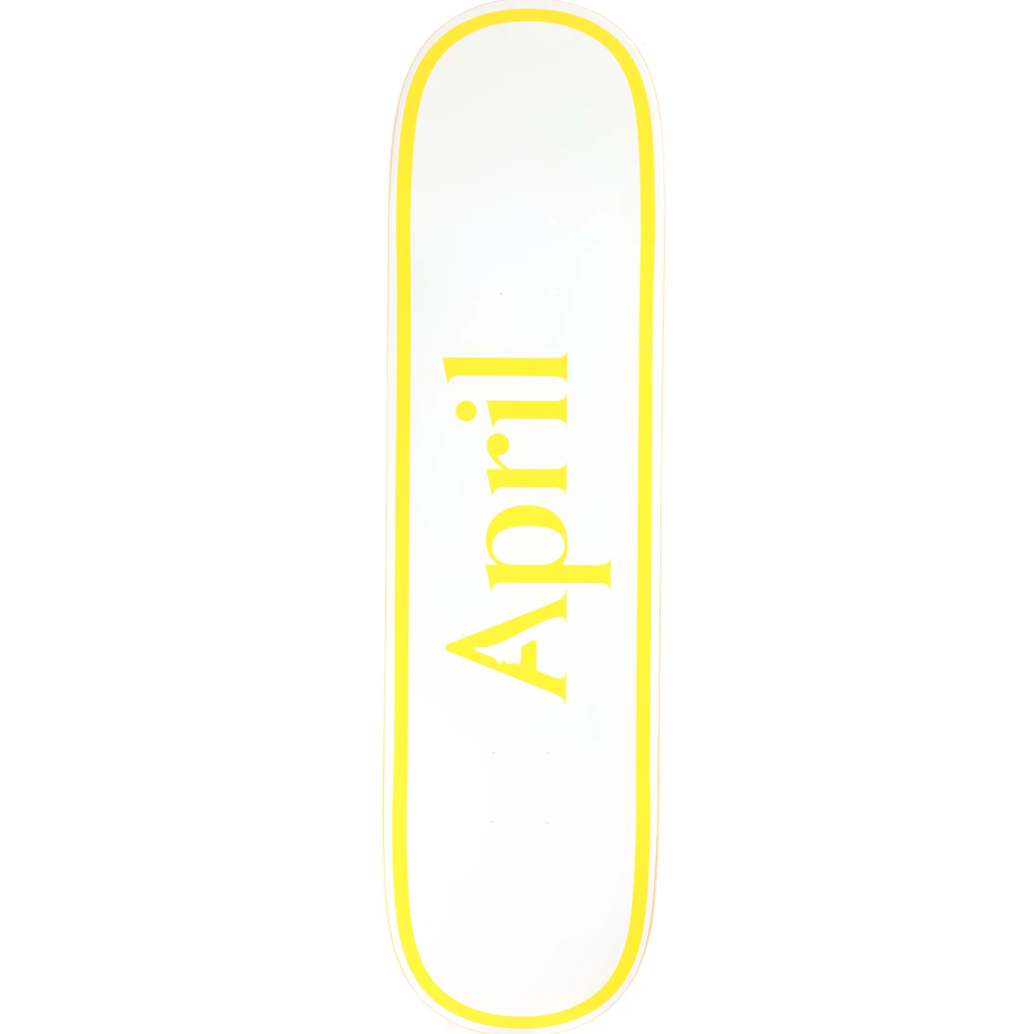 Tabla April OG logo TWIN yellow white 8, 8.25