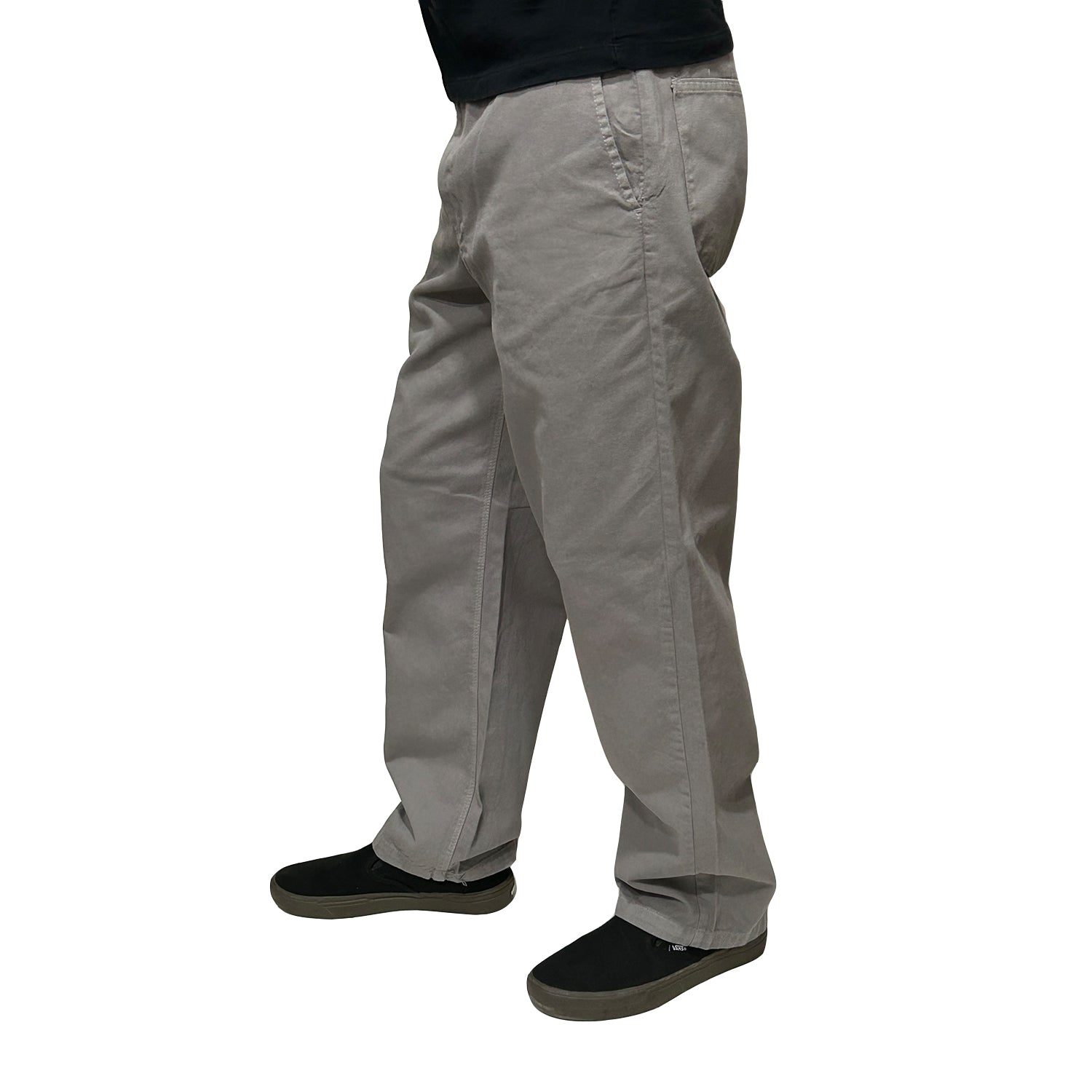 Pantalon V-Natural Baggy Ancho Plata