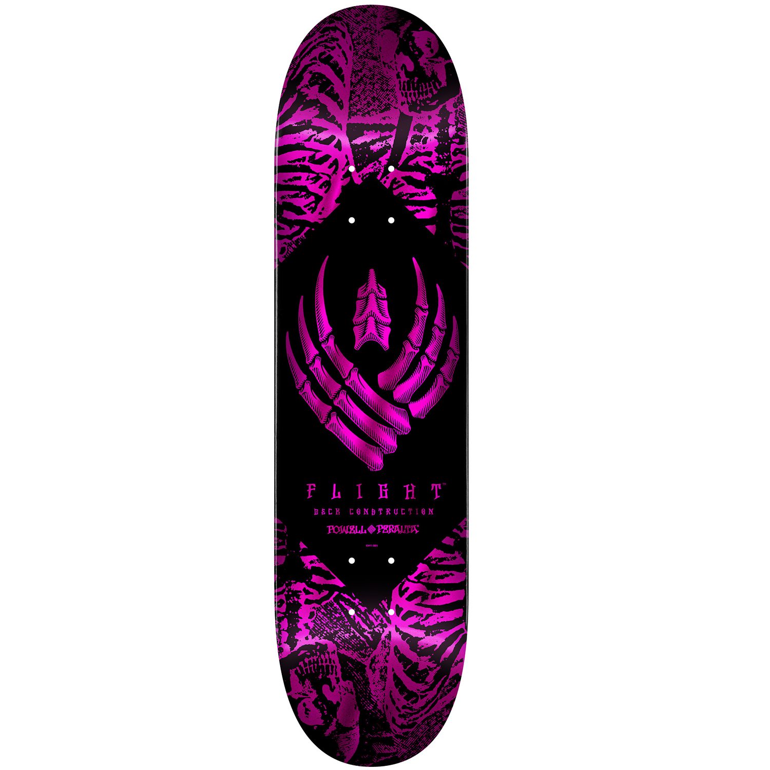 Tabla Powell Peralta FLIGHT - Skeleton Pink foil 8