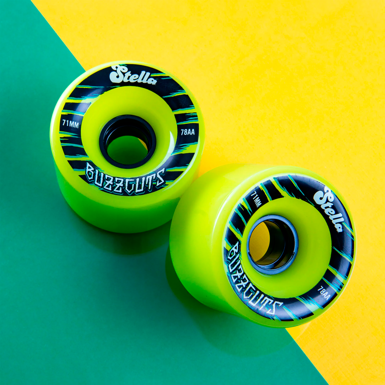 Llantas Stella Longboards Buzzcuts 71mm 78A