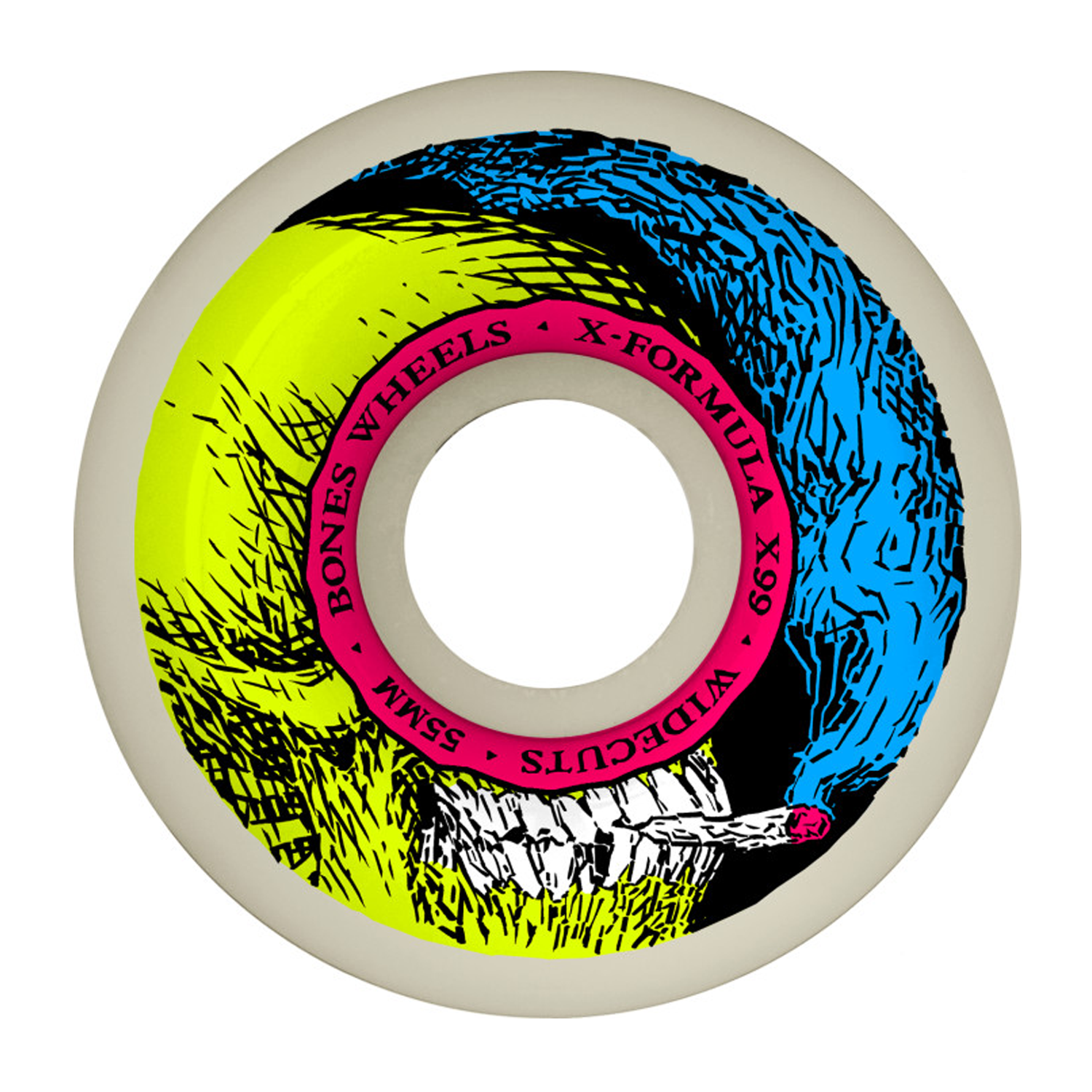 Llantas Bones - X99 formula Smoking skull Widecut V6 55mm