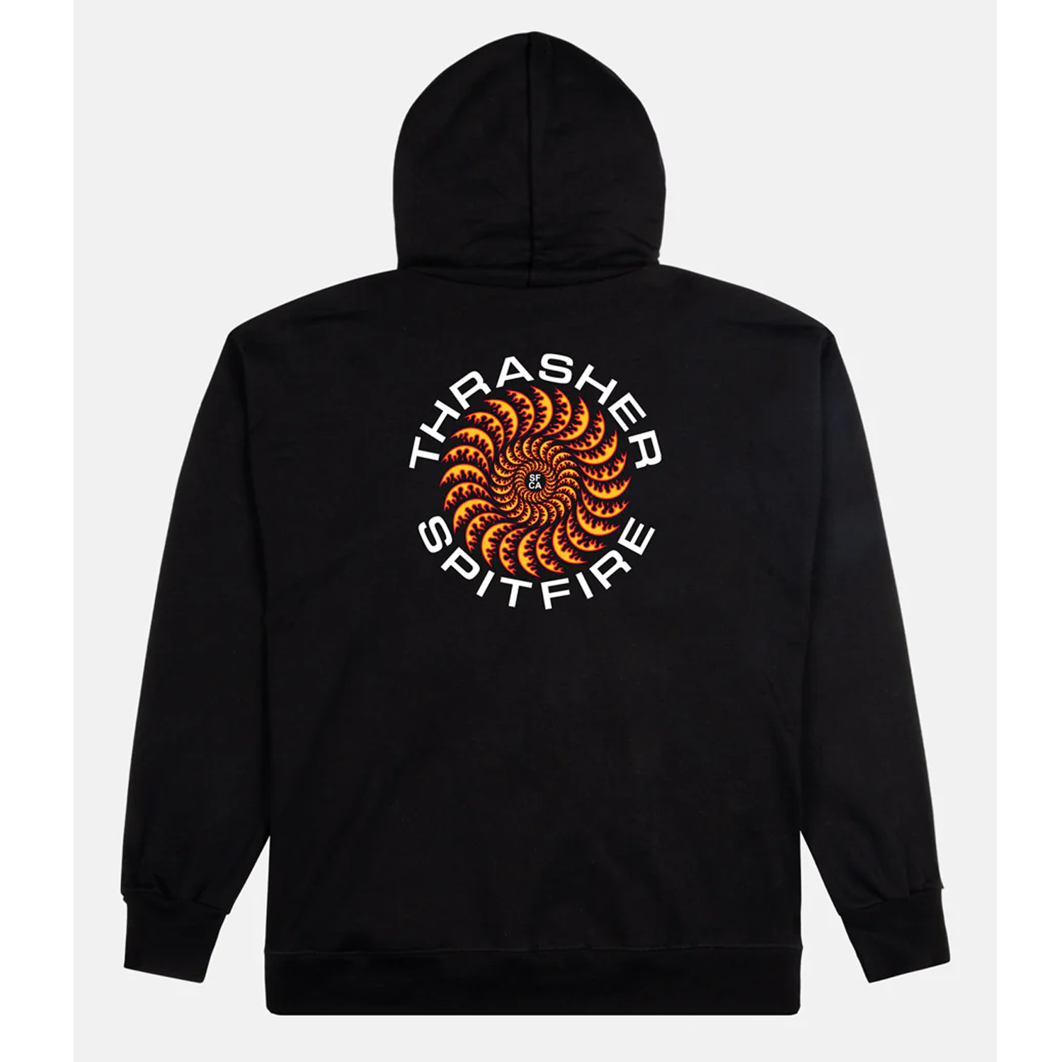 Capucha Thrasher x Spitfire classic swirl black talla M, L