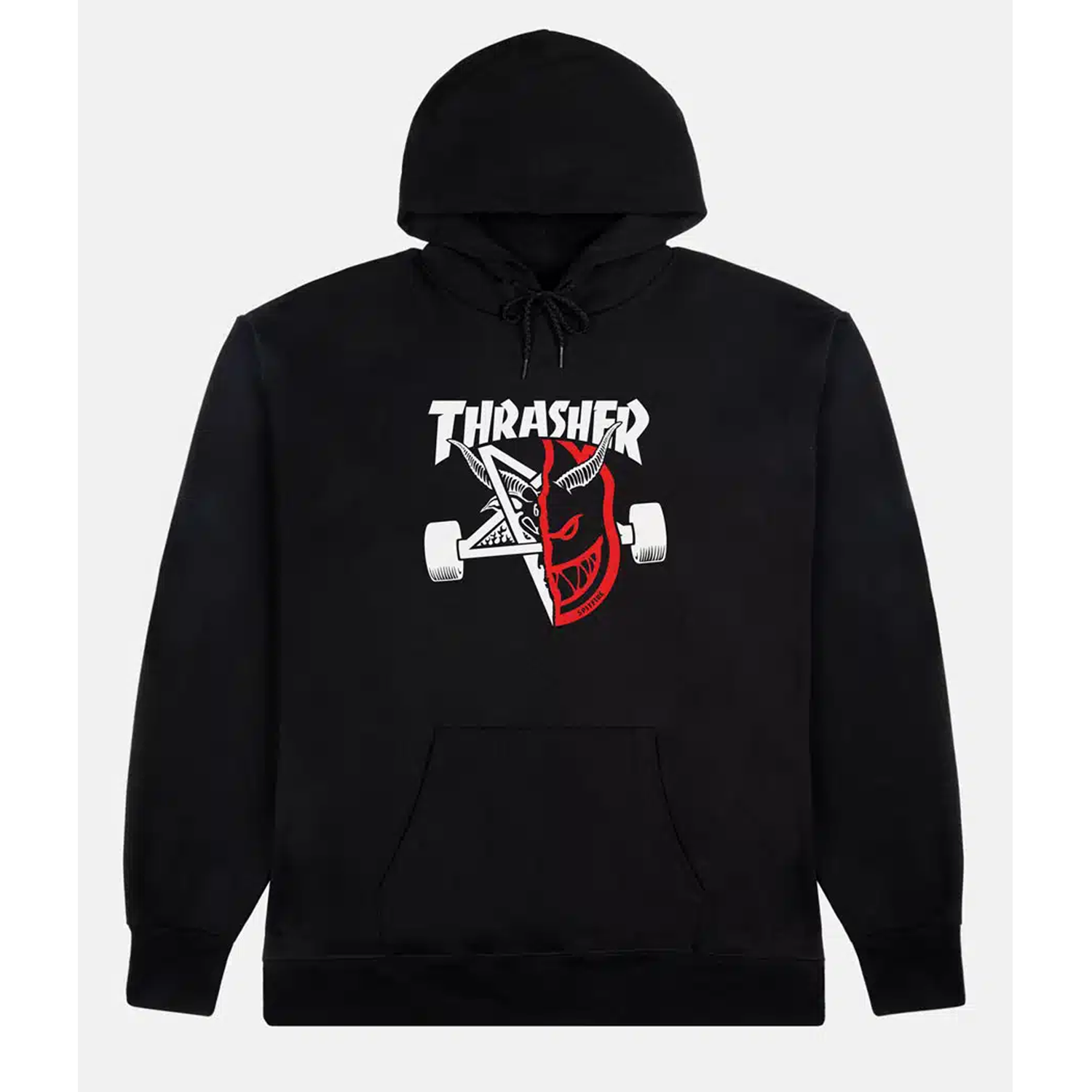 Capucha Thrasher X Spitfire thrash & burn hoodie XL