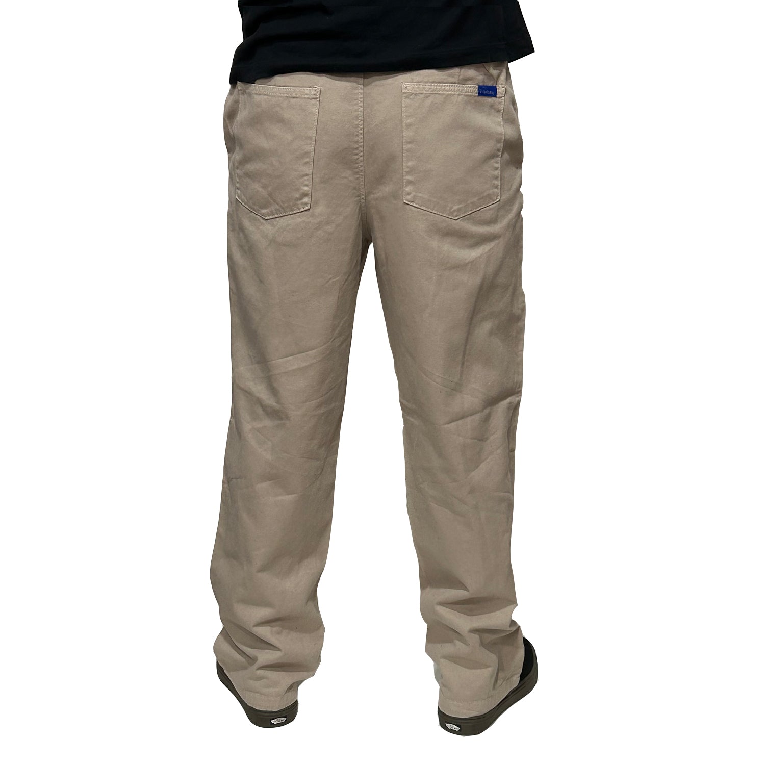 Pantalon V-Natural Baggy Ancho Beige