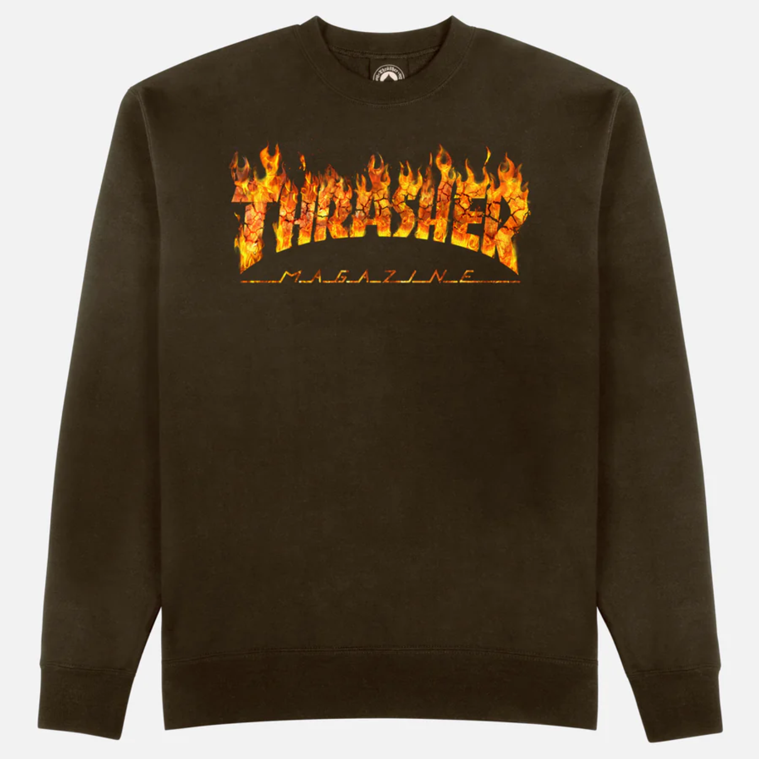 Polera Thrasher Inferno Crewneck