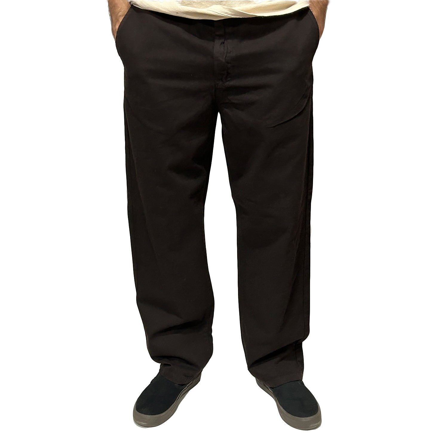 Pantalon V-Natural Baggy Ancho Marron
