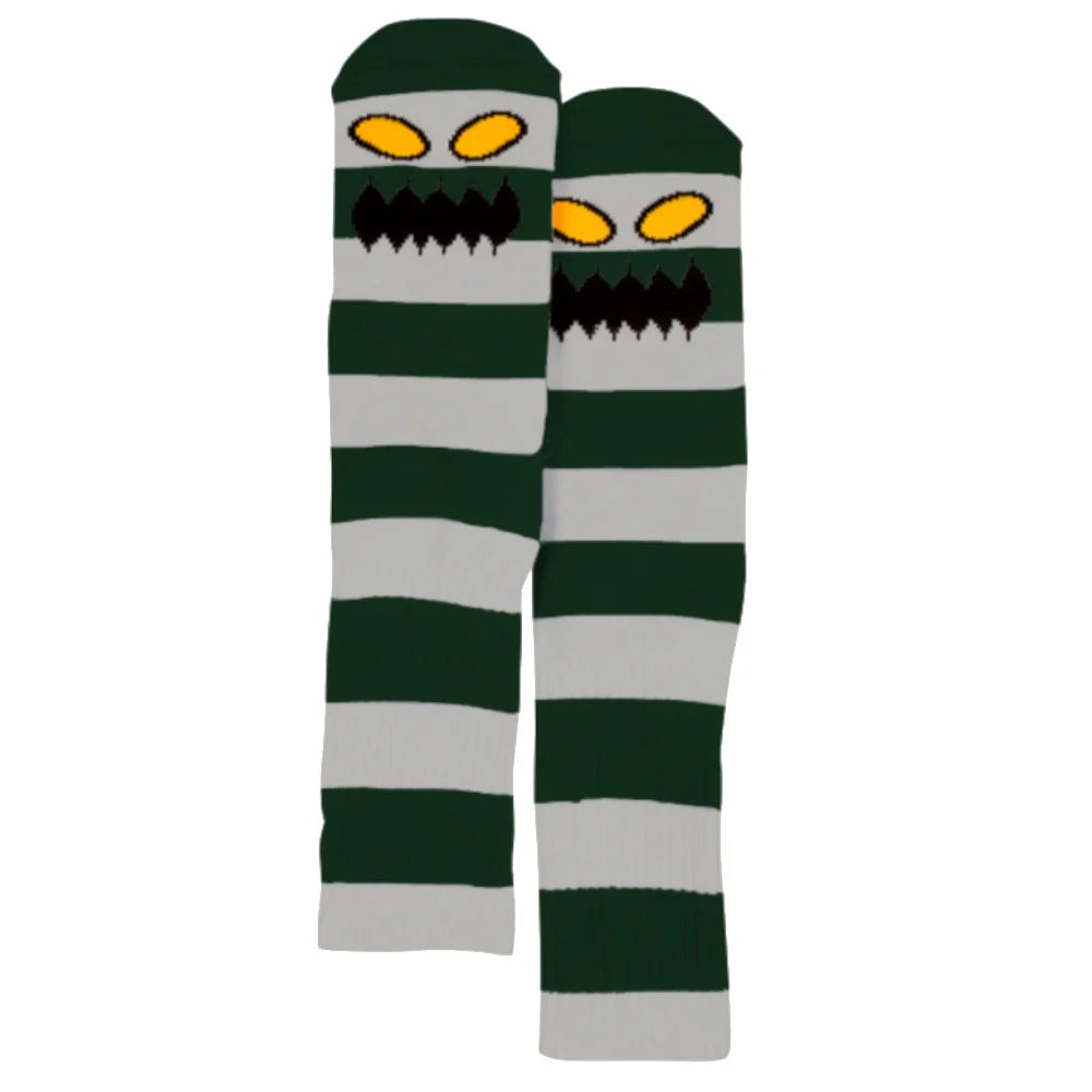 Medias Toy Machine Monster big stripe forest green