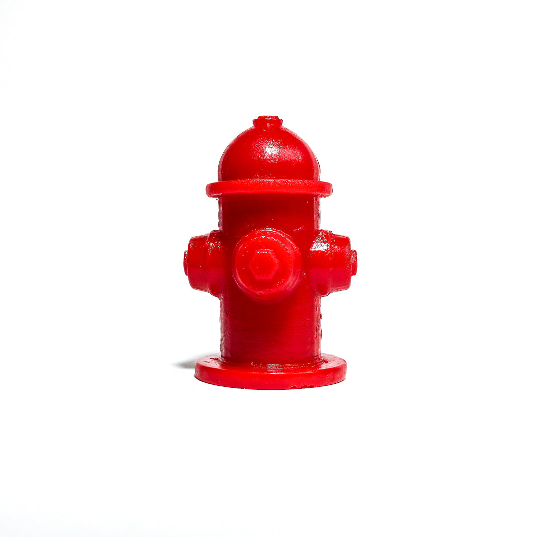 Hidrante de resina rojo