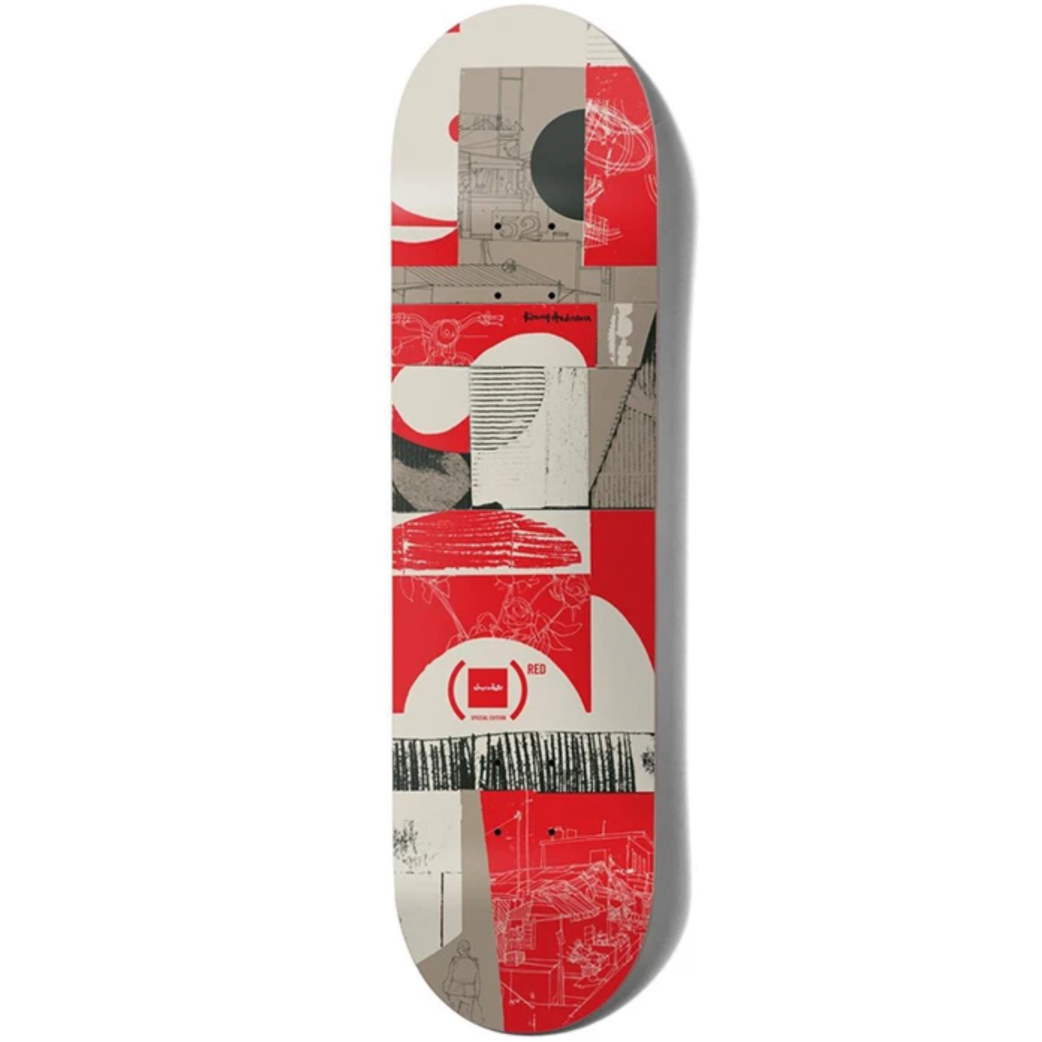 Tabla Chocolate Anderson(red) - 8.25''