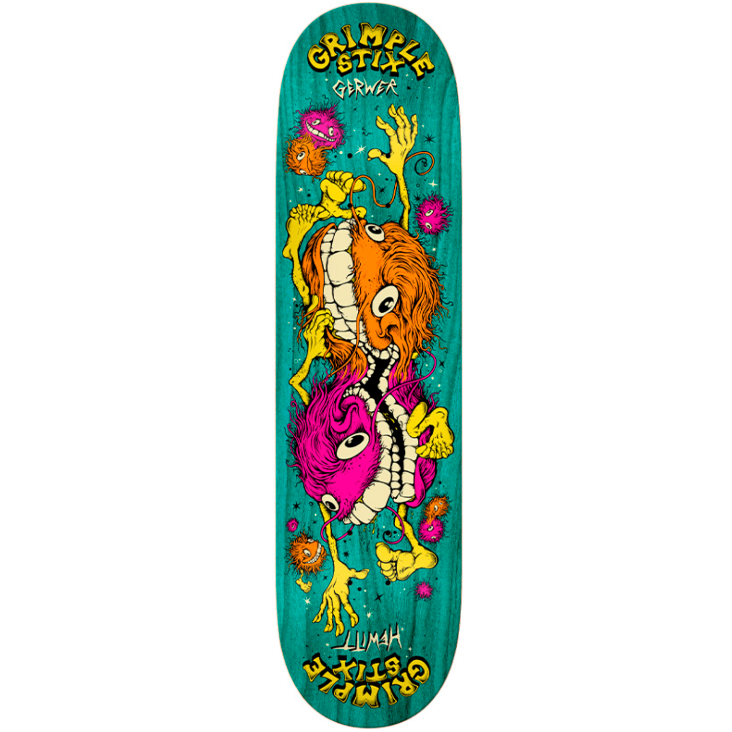 Tabla Antihero Gerwer-Hewitt Grimple Stix Conjoined Twins - 8.5"
