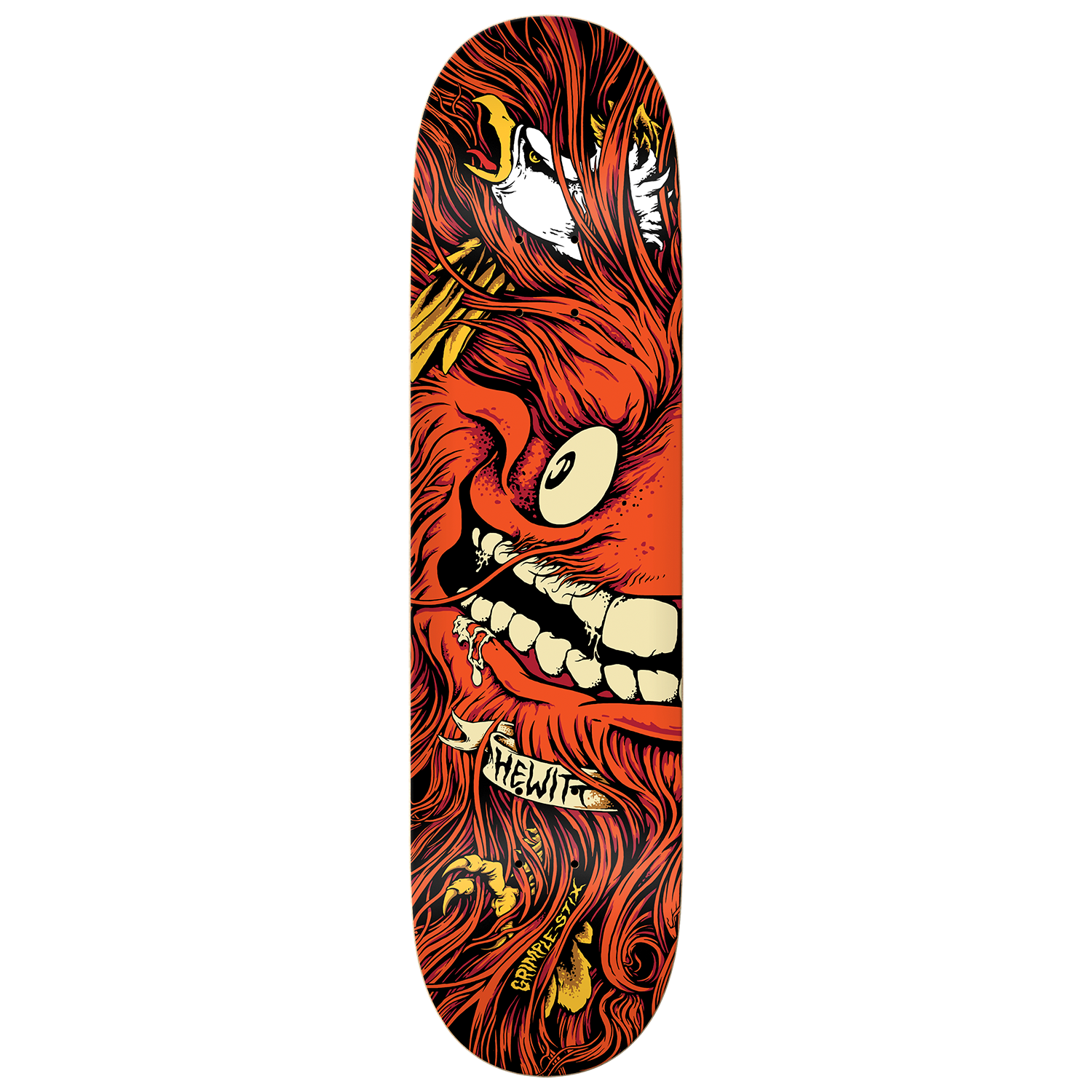 Tabla Antihero Hewitt Grimple Collab. Orange - 8.38''