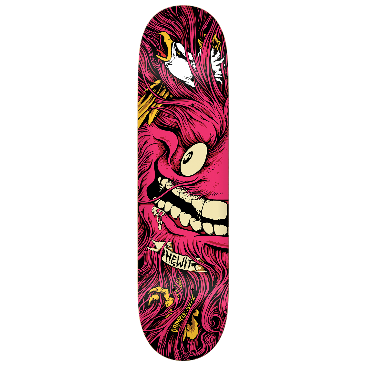 Tabla Antihero Hewitt Grimple Collab. Pink - 8.38''