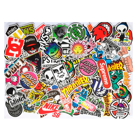 Stickers de Skate Assorted variados de Vinyl