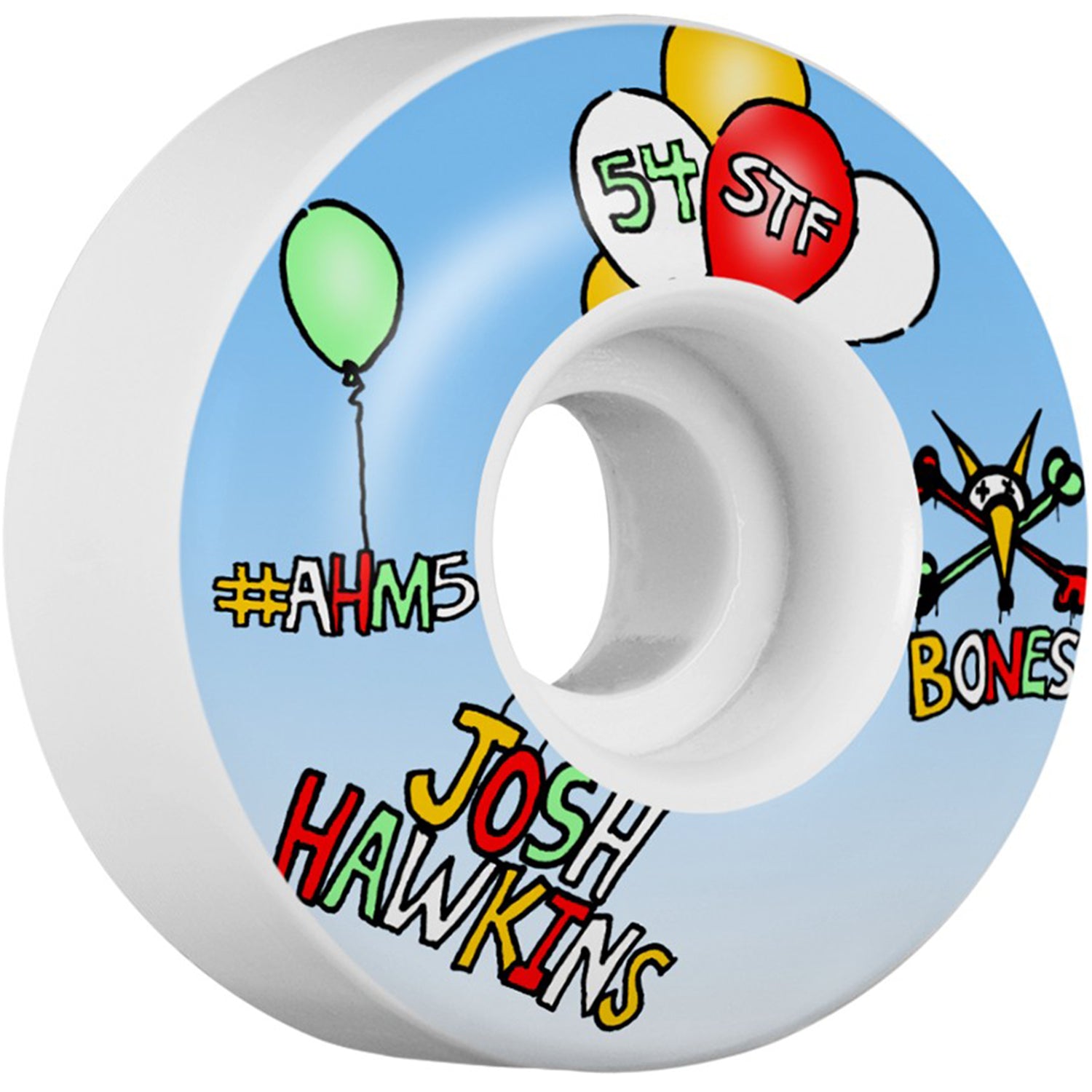Llantas Bones - STF Pro Hawkins Happy V1 54mm 4pk