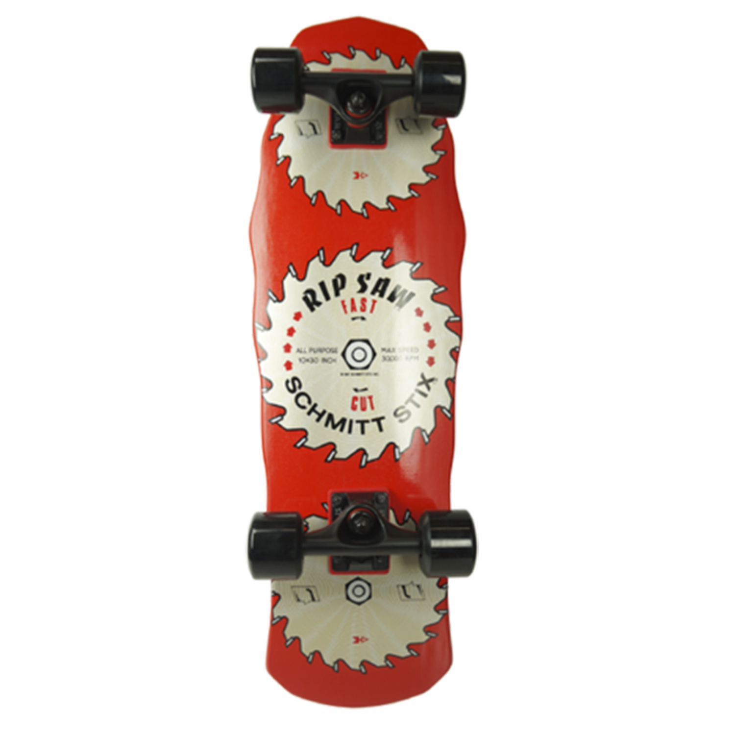 Schmitt Stix Ripsaw Mini Cruiser Red 8.75