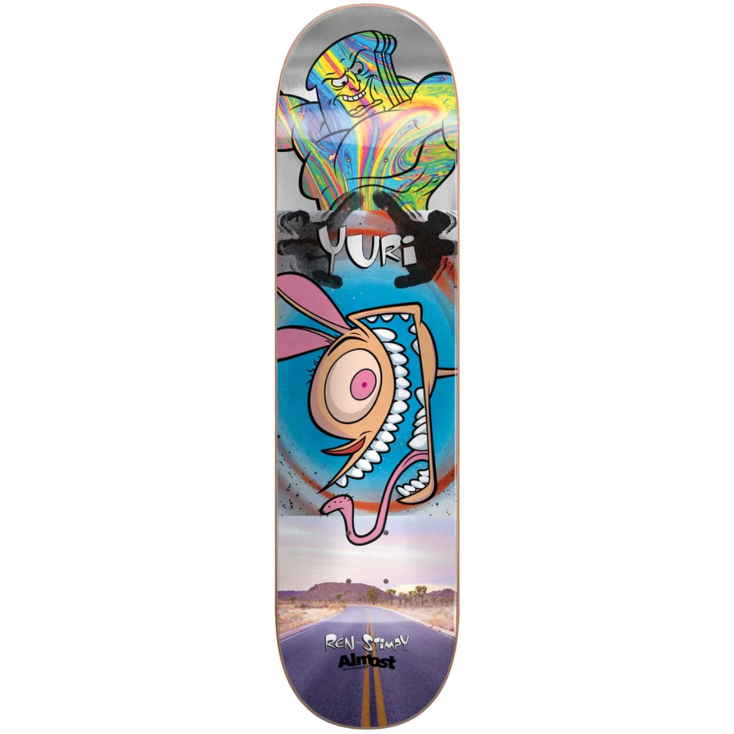 Tabla Almost YURI Ren & Stimpy road trip 8", 8.375"