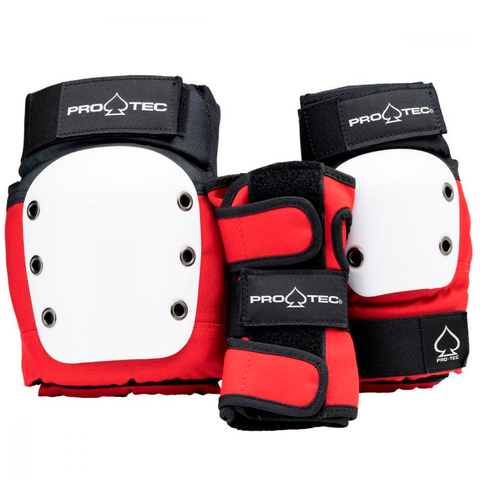 Proteccion Pro-tec Junior 3 pack Black/Red/White