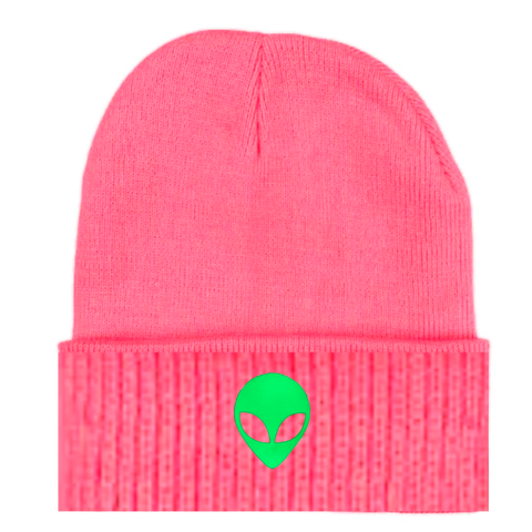 Chullo Alien Logo Glow rosado