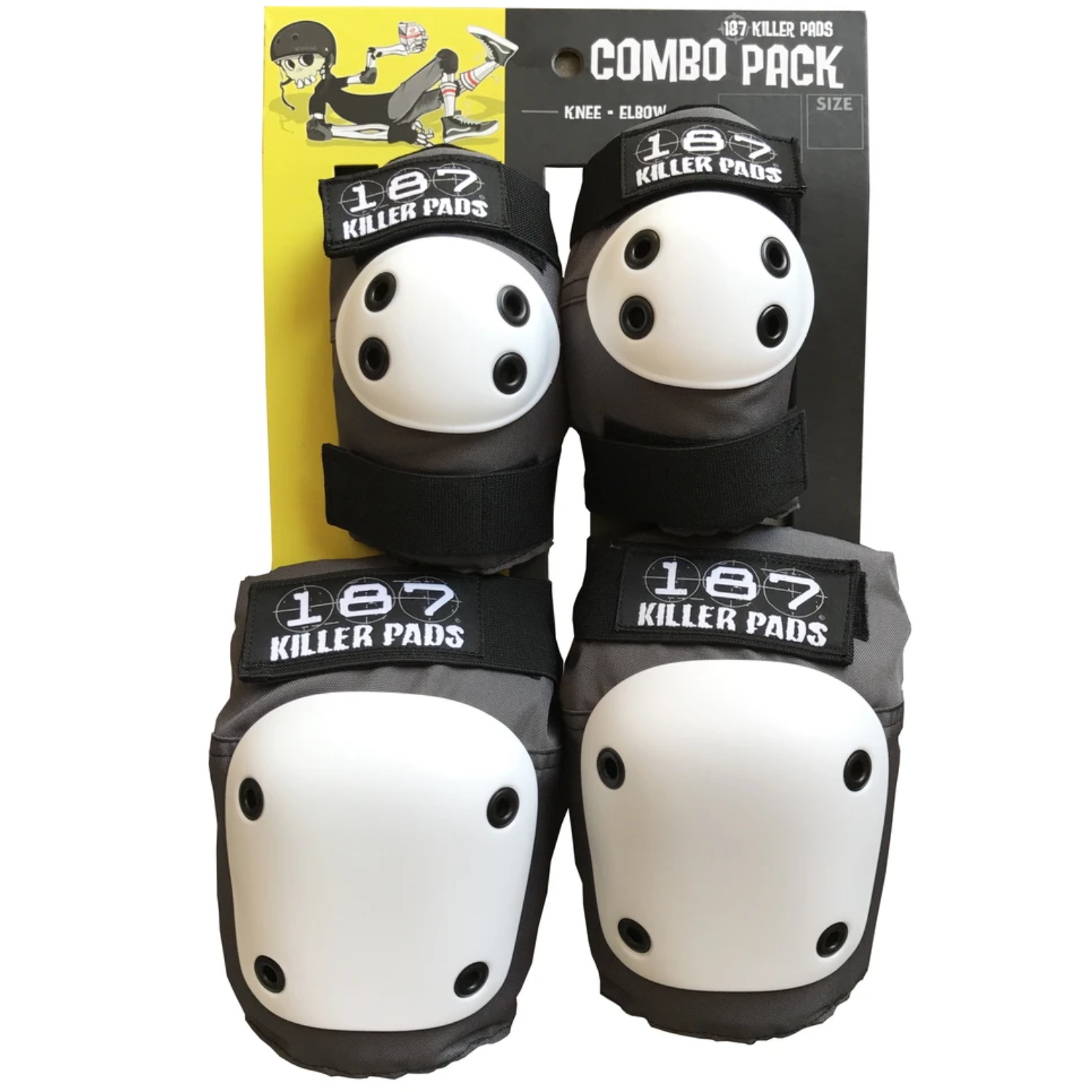 Proteccion 187 Killer Pads Combo 2 Pack Grey