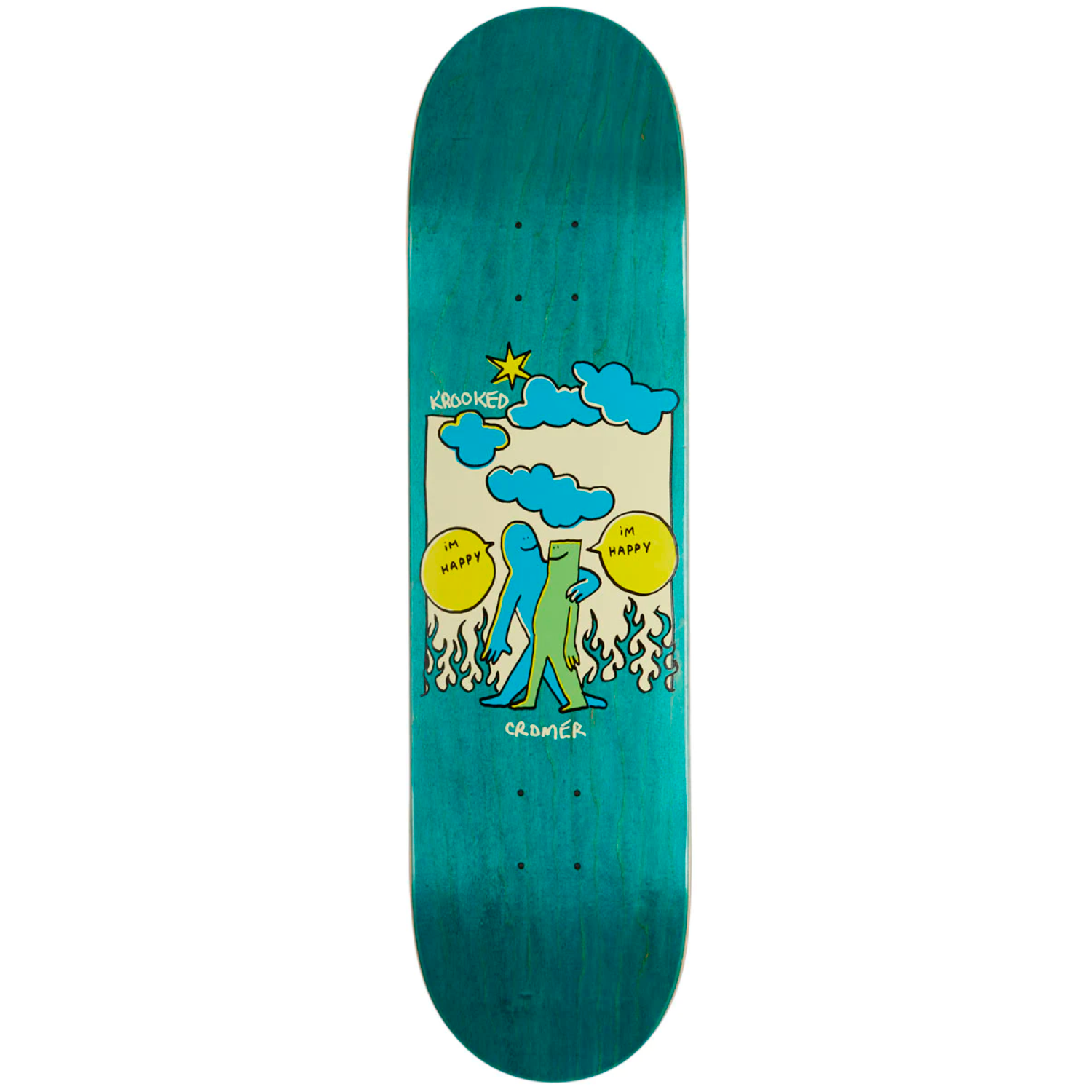 Tabla Krooked Cromer Happy - 8.12"