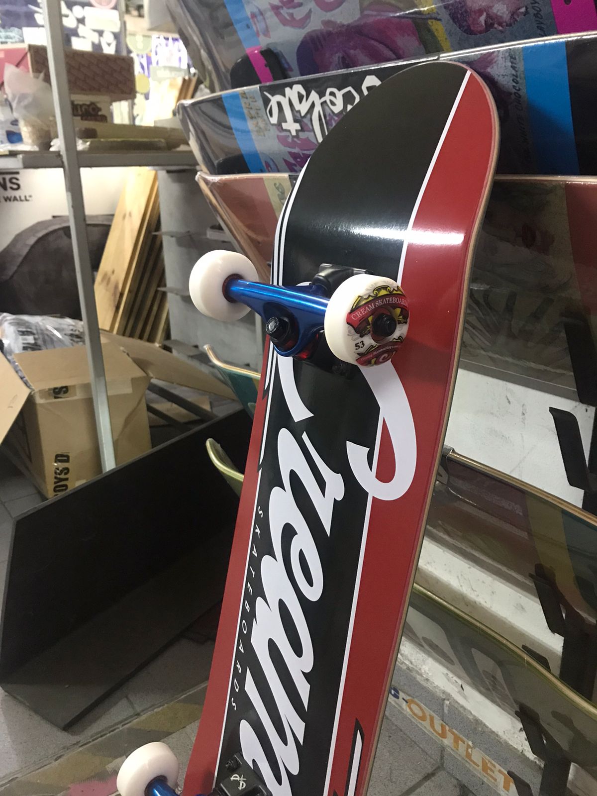 Skate Completo Cream Race 8"