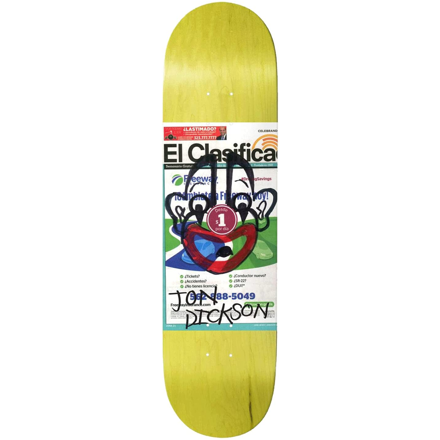 Tabla Deathwish Dickson Chatman - 8''