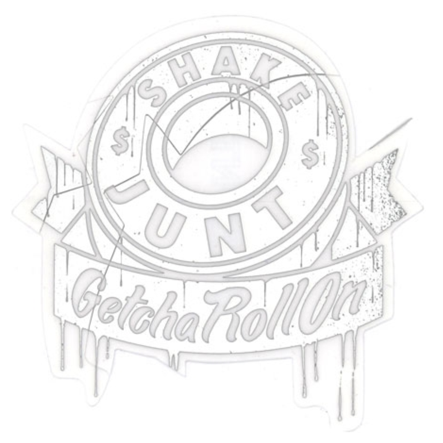 Sticker Shake Junt - Getcha Roll On white