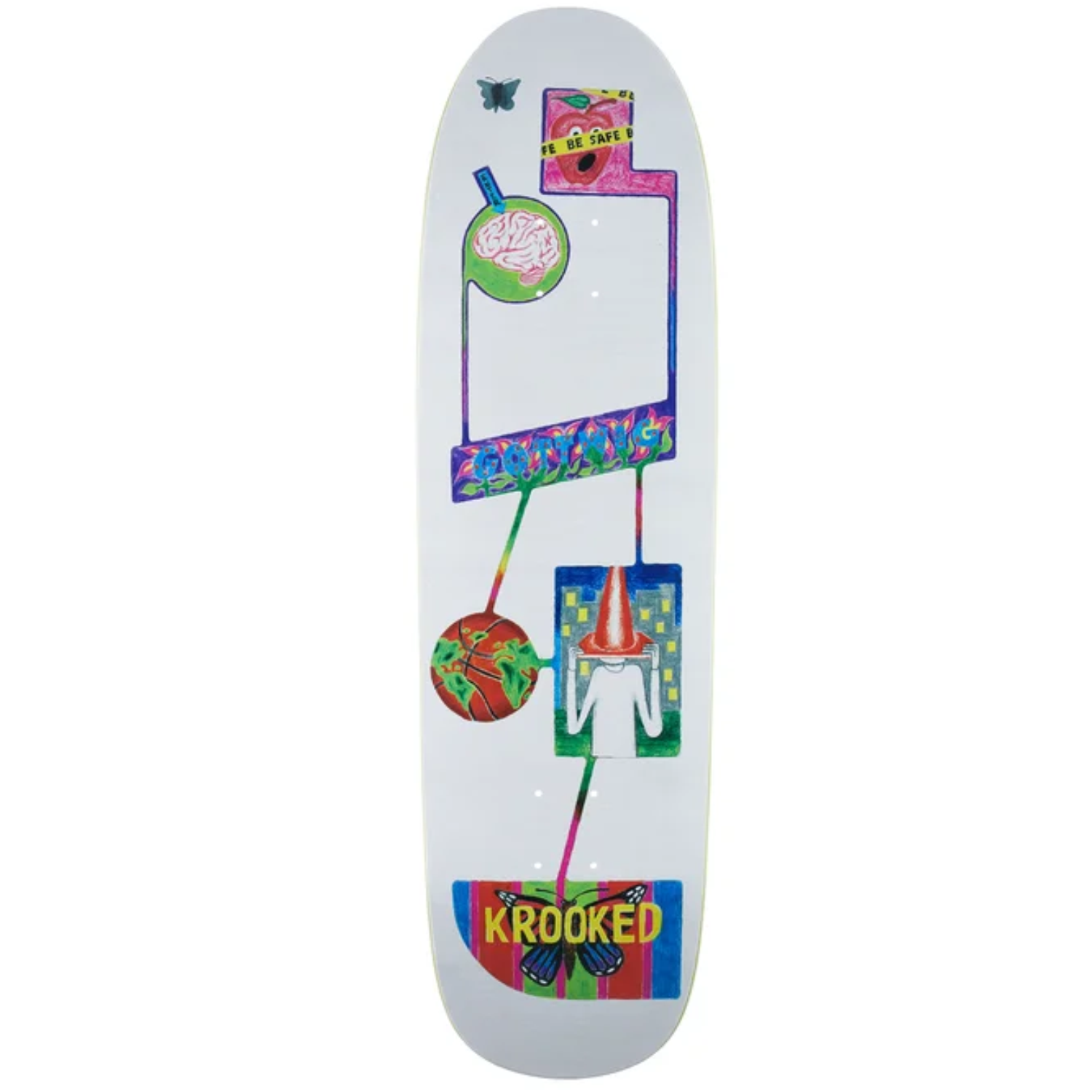 Tabla Krooked Gottwig be safe - 8.88"