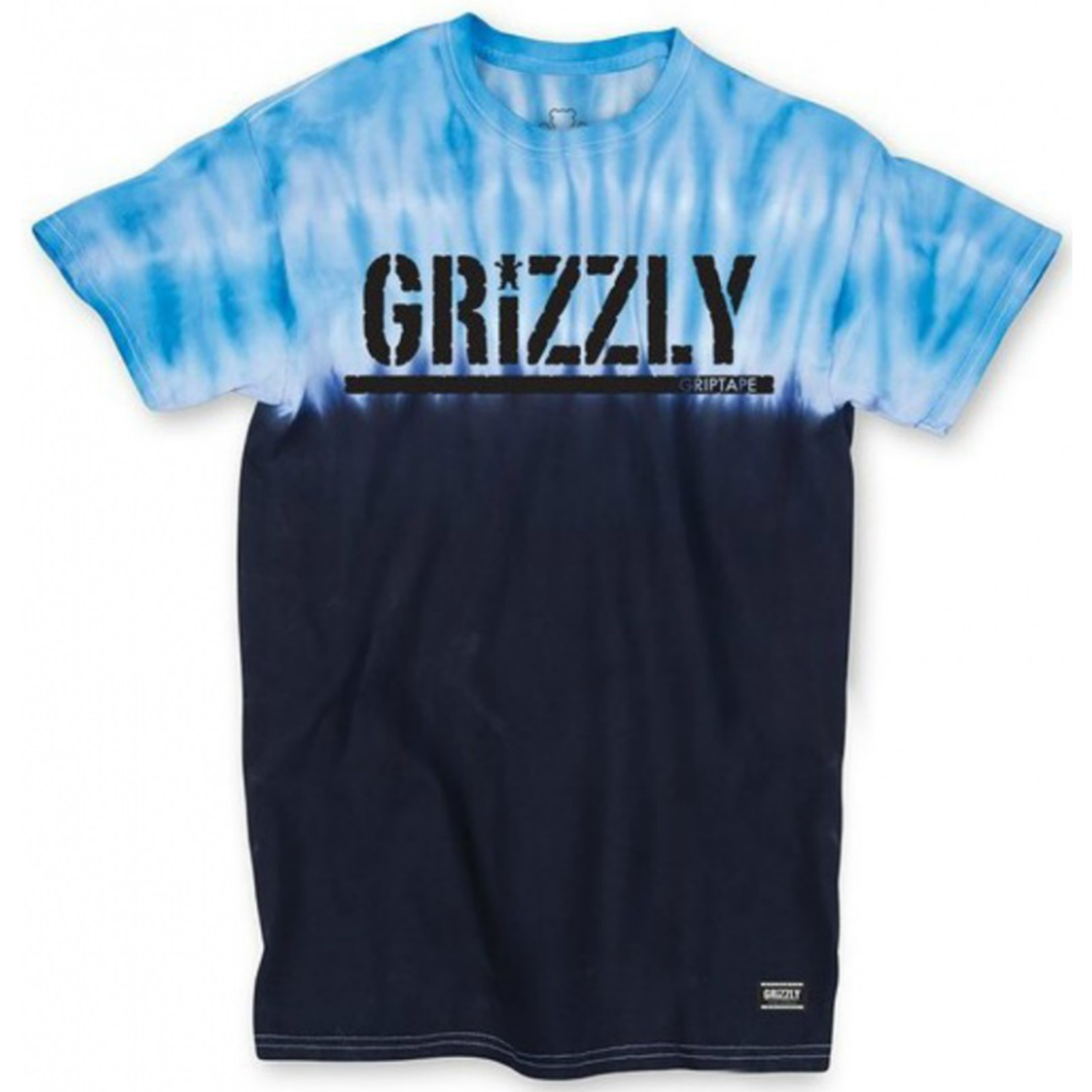 Grizzly Fire Blue Tie Dye