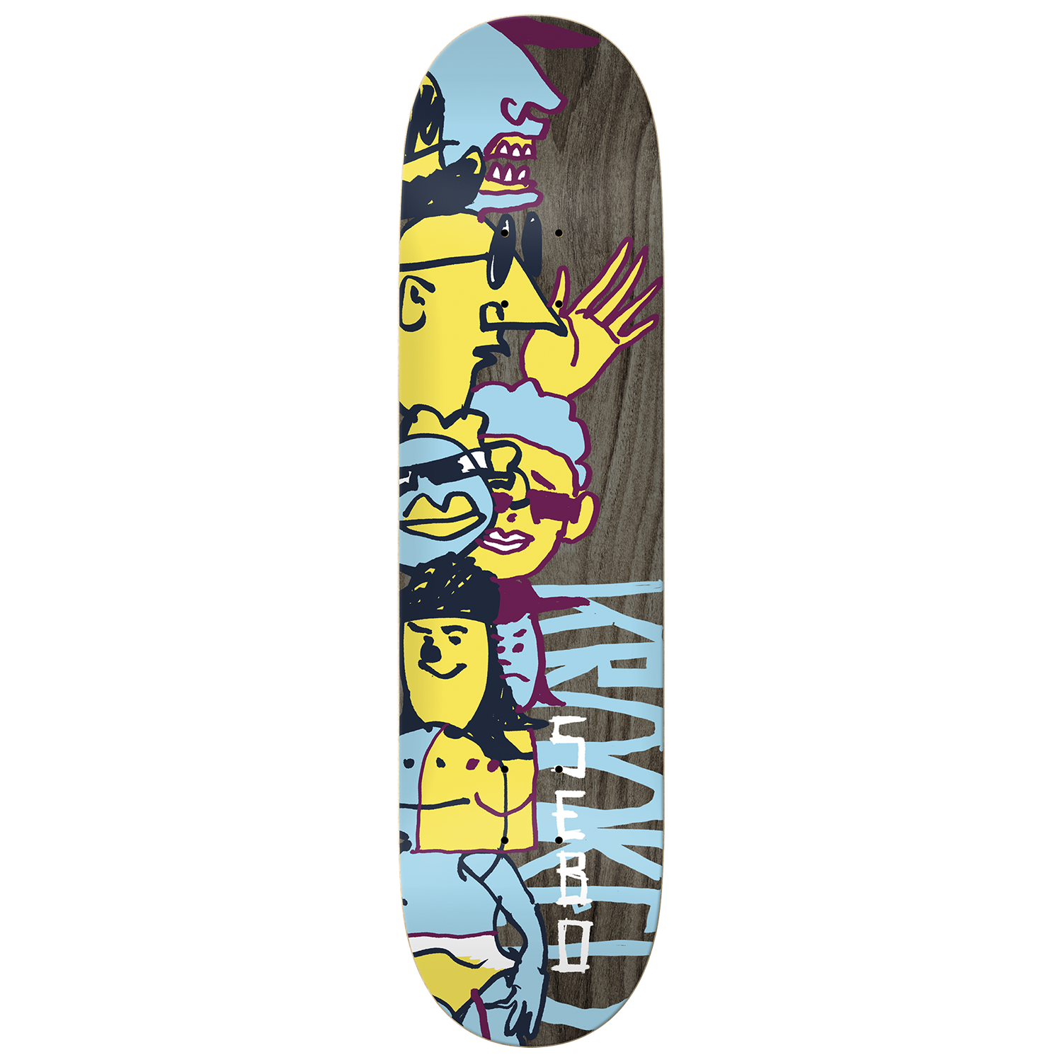 Tabla Krooked Sebo Walker Dewds - 8.25''