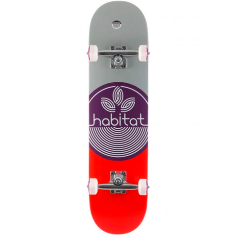 Skate completo Habitat Leaf Dot purple - 8”