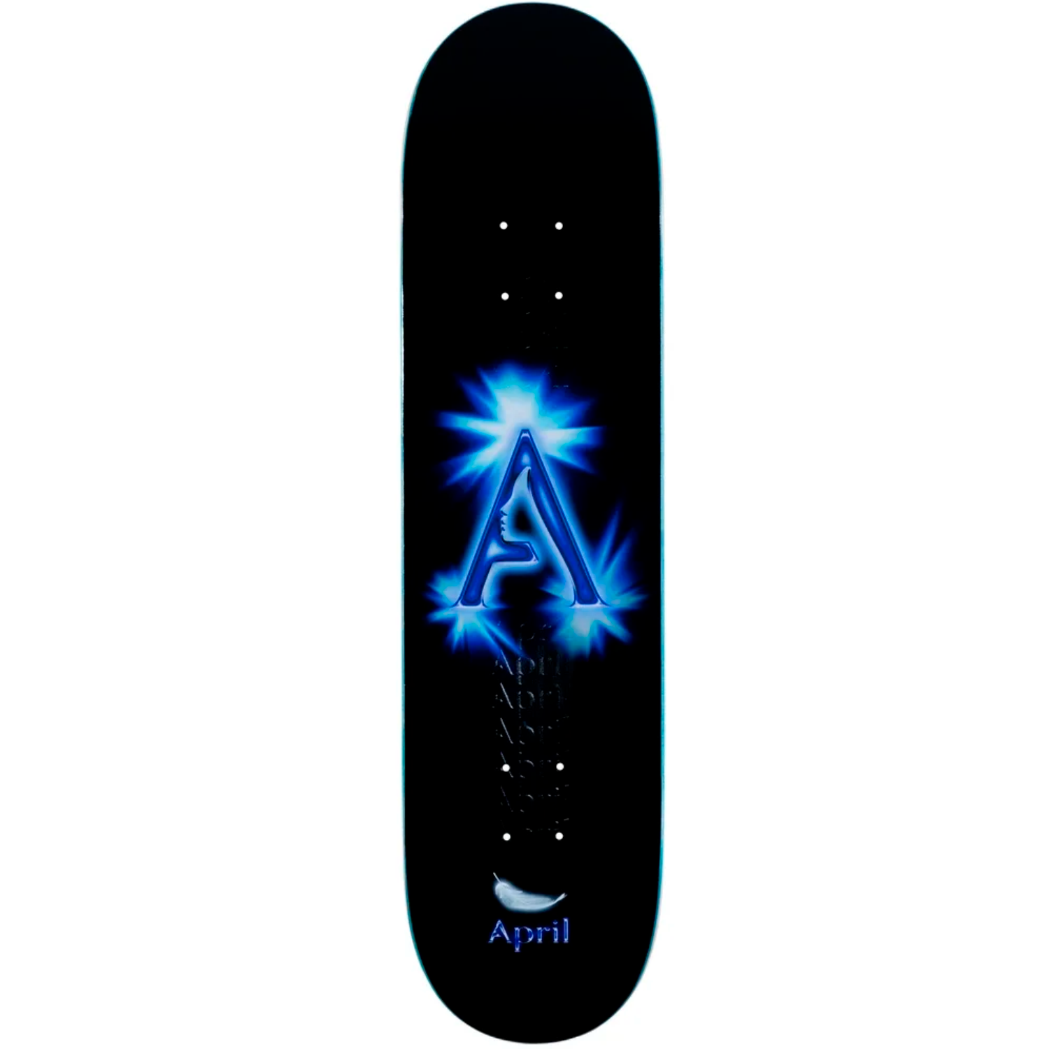 Tabla April Logo Black Blue