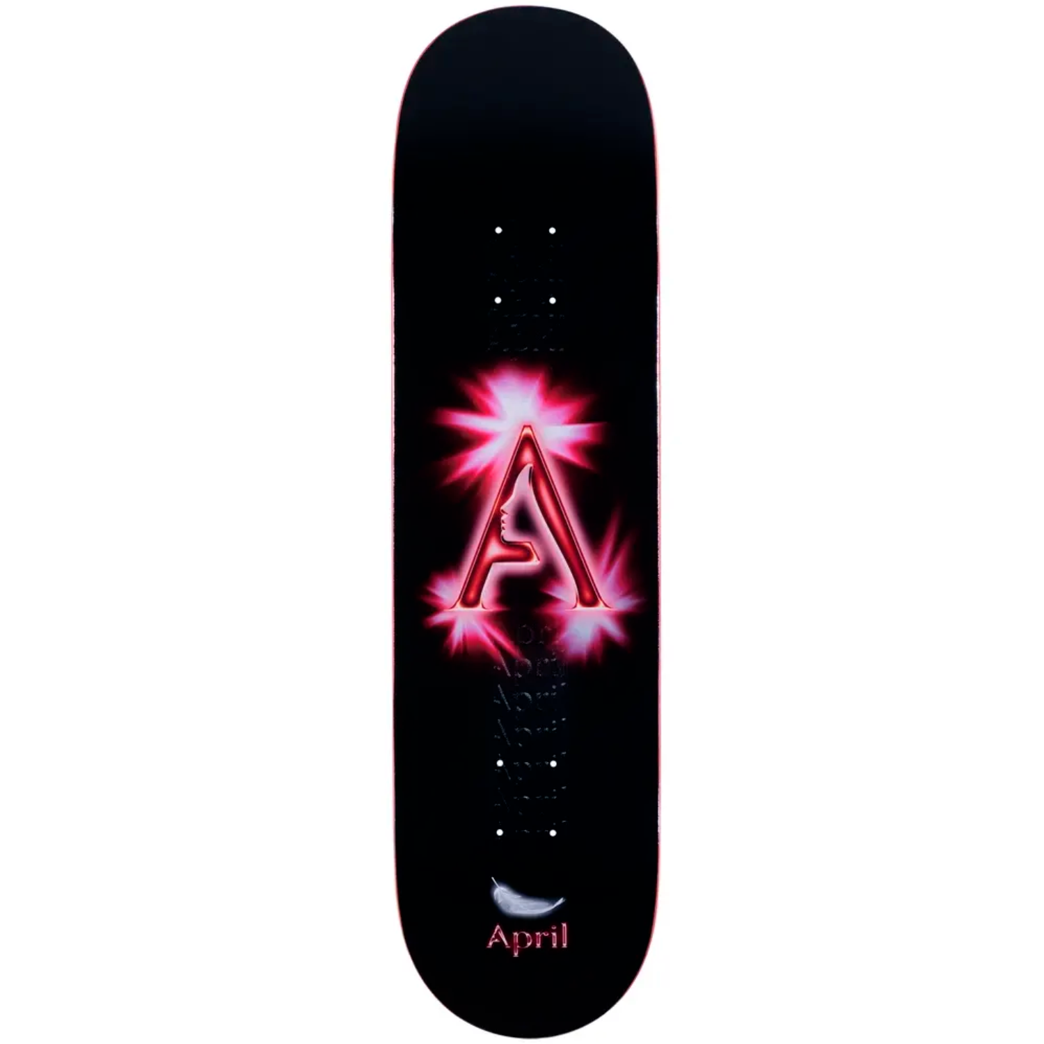 Tabla April Logo Black Red