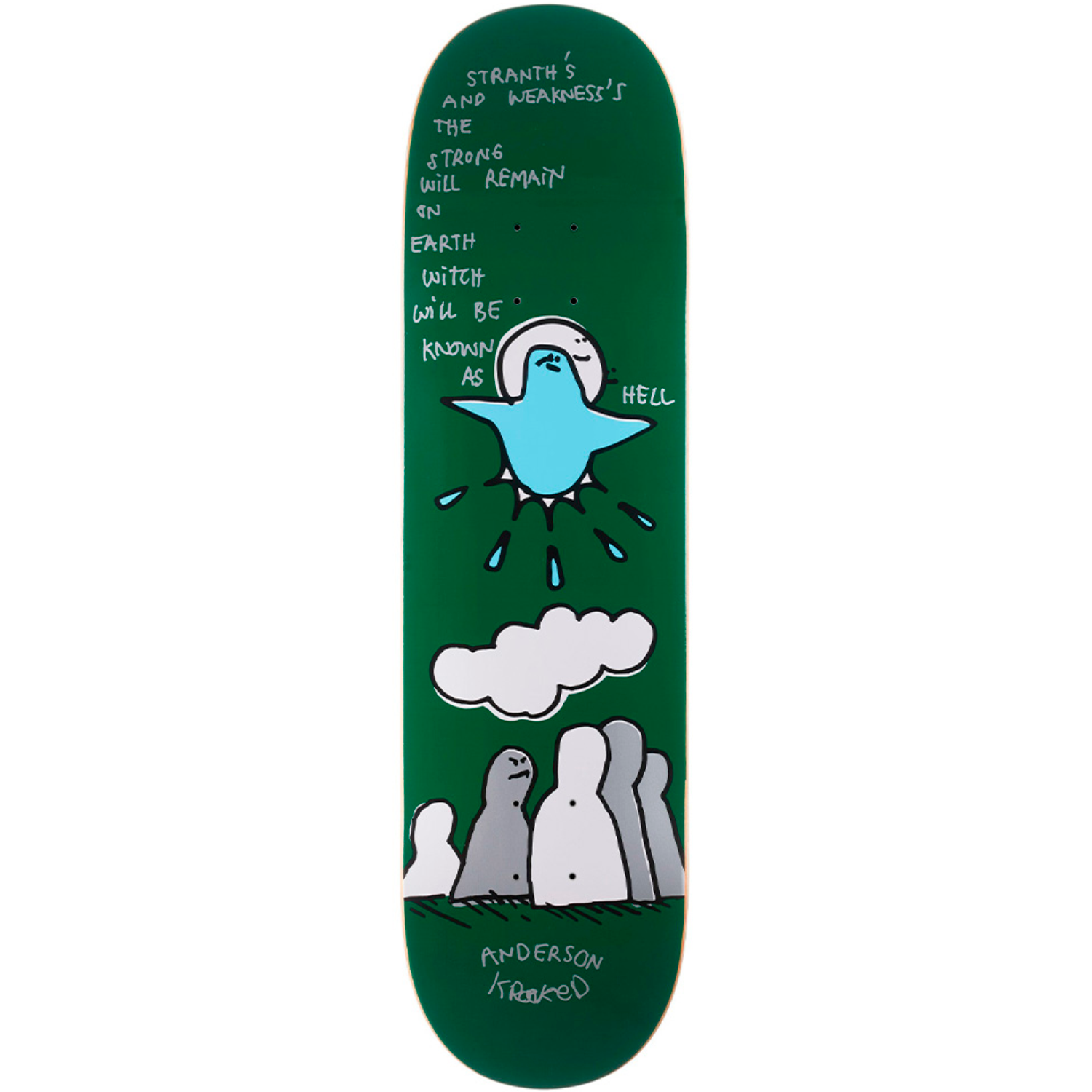 Tabla Krooked Manderson Hell - 8.25"