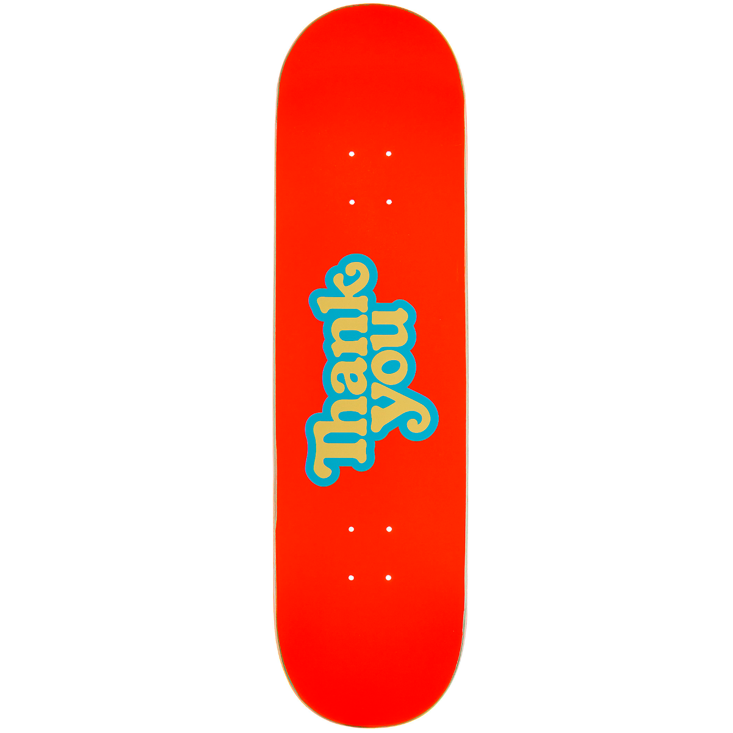 Tabla Thank You Logo orange - 8.5