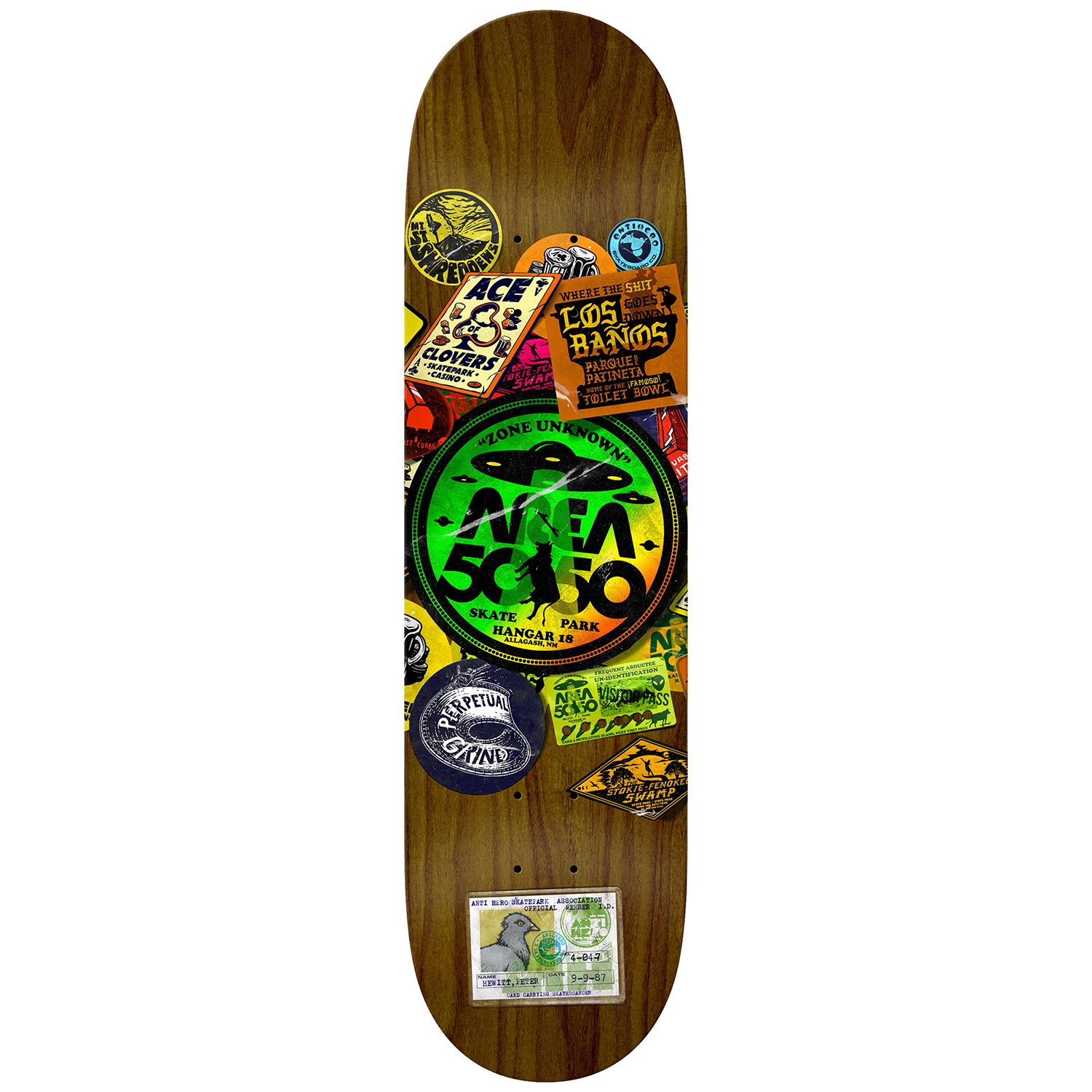 Tabla Antihero Hewitt Park Board - 8.62''