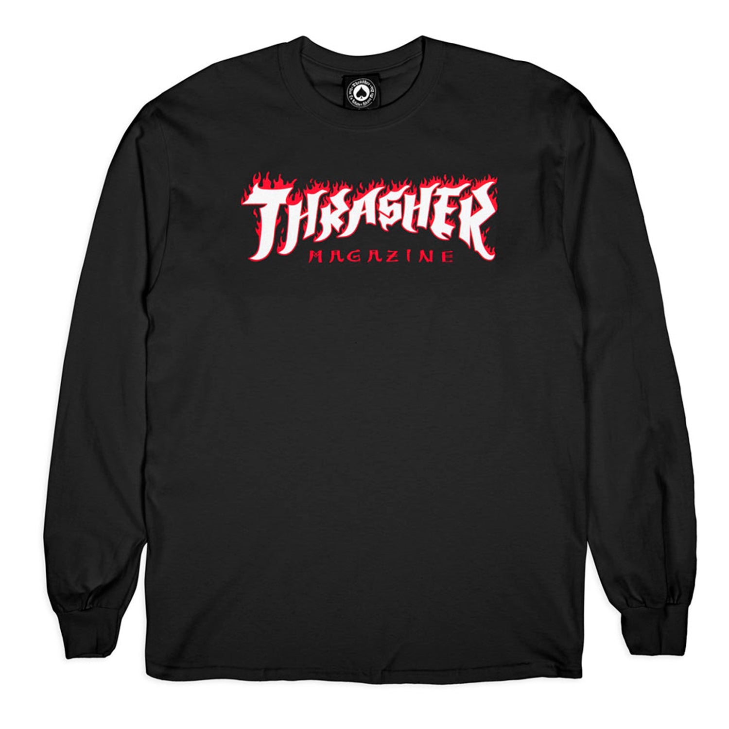 Thrasher Polo manga larga Possessed blk