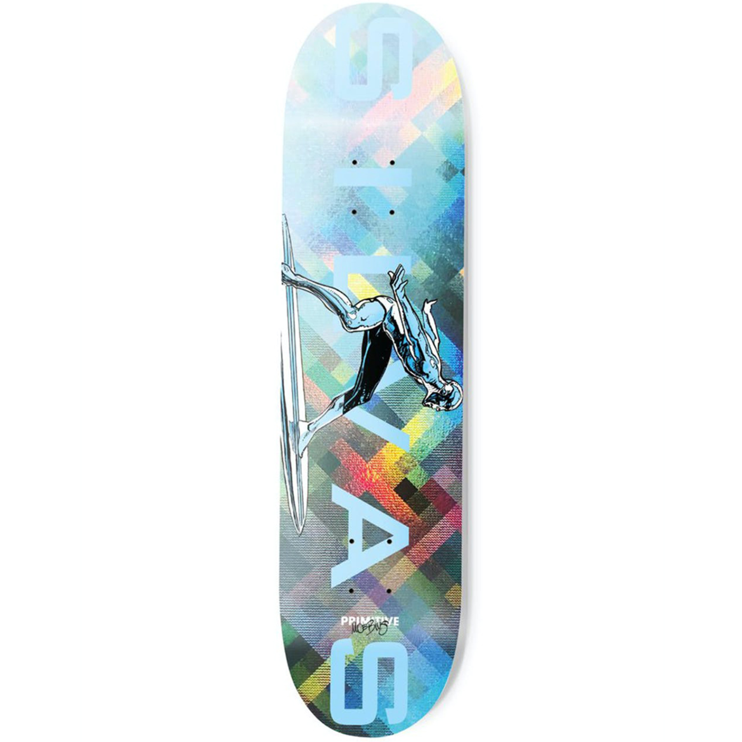 Tabla Primitive x Marvel Silvas Silver Surfer - 8.38"