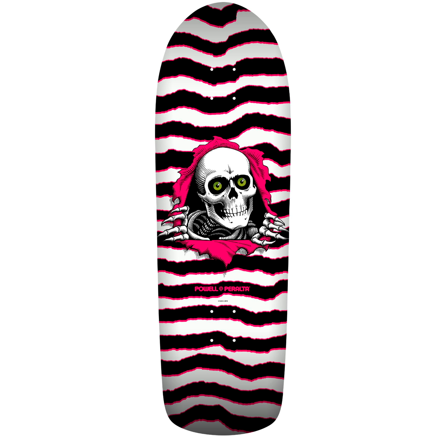 Tabla Powell Peralta Ripper White/Pink - 9.8''