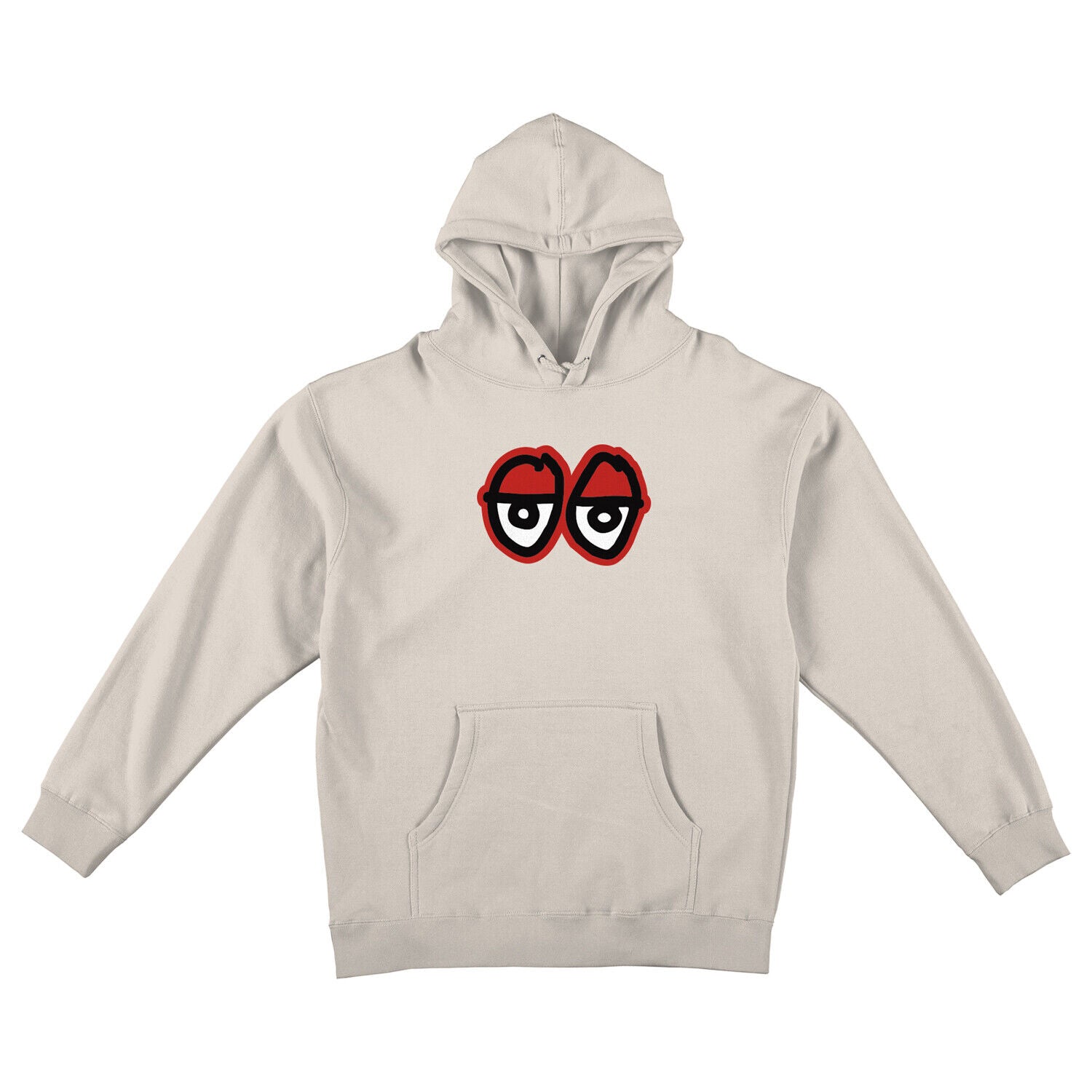 Capucha Krooked Eyes hood white