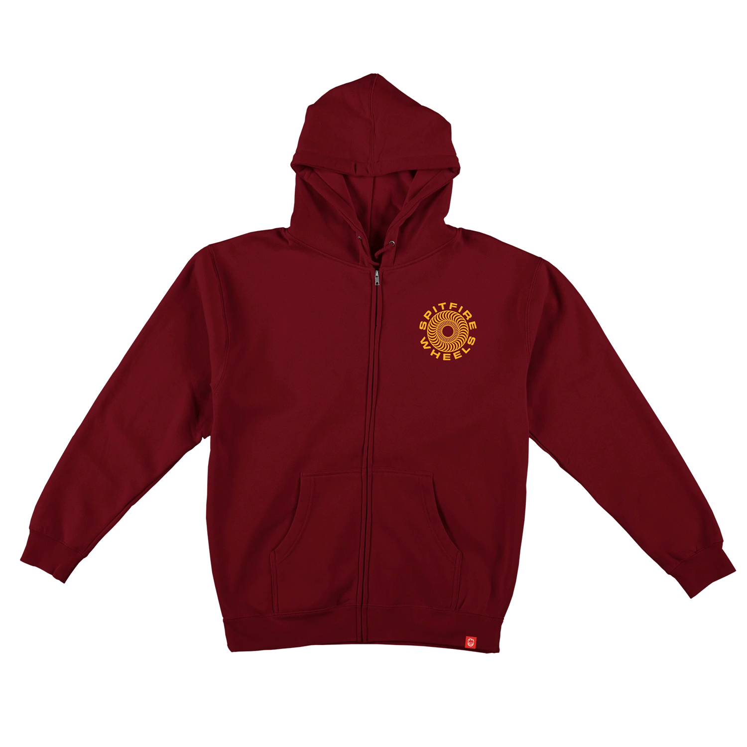 Capucha Spitfire - Classic 87 Swirl zip burgundy