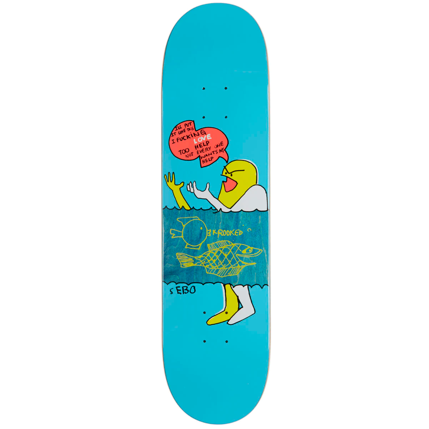 Tabla Krooked Sebo Help - 8.06"