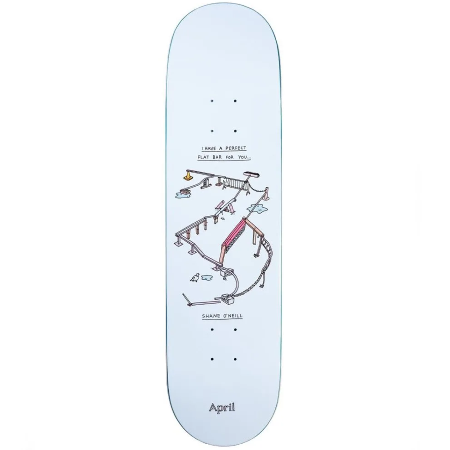 Tabla April Shane Perfect Flatbar - 8", 8.25"